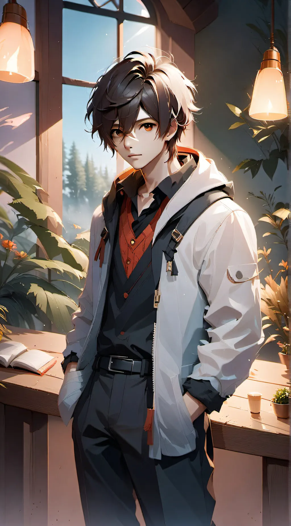 ai character: Justine background