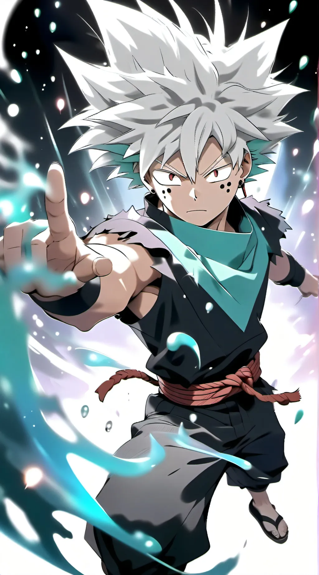 ai character: Bakugo katsuki background