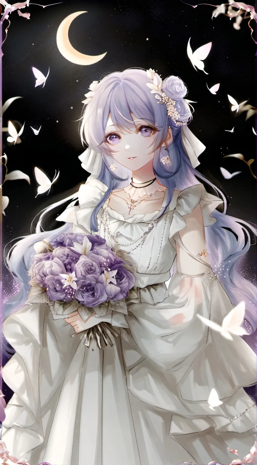 ai character: Lunaria background