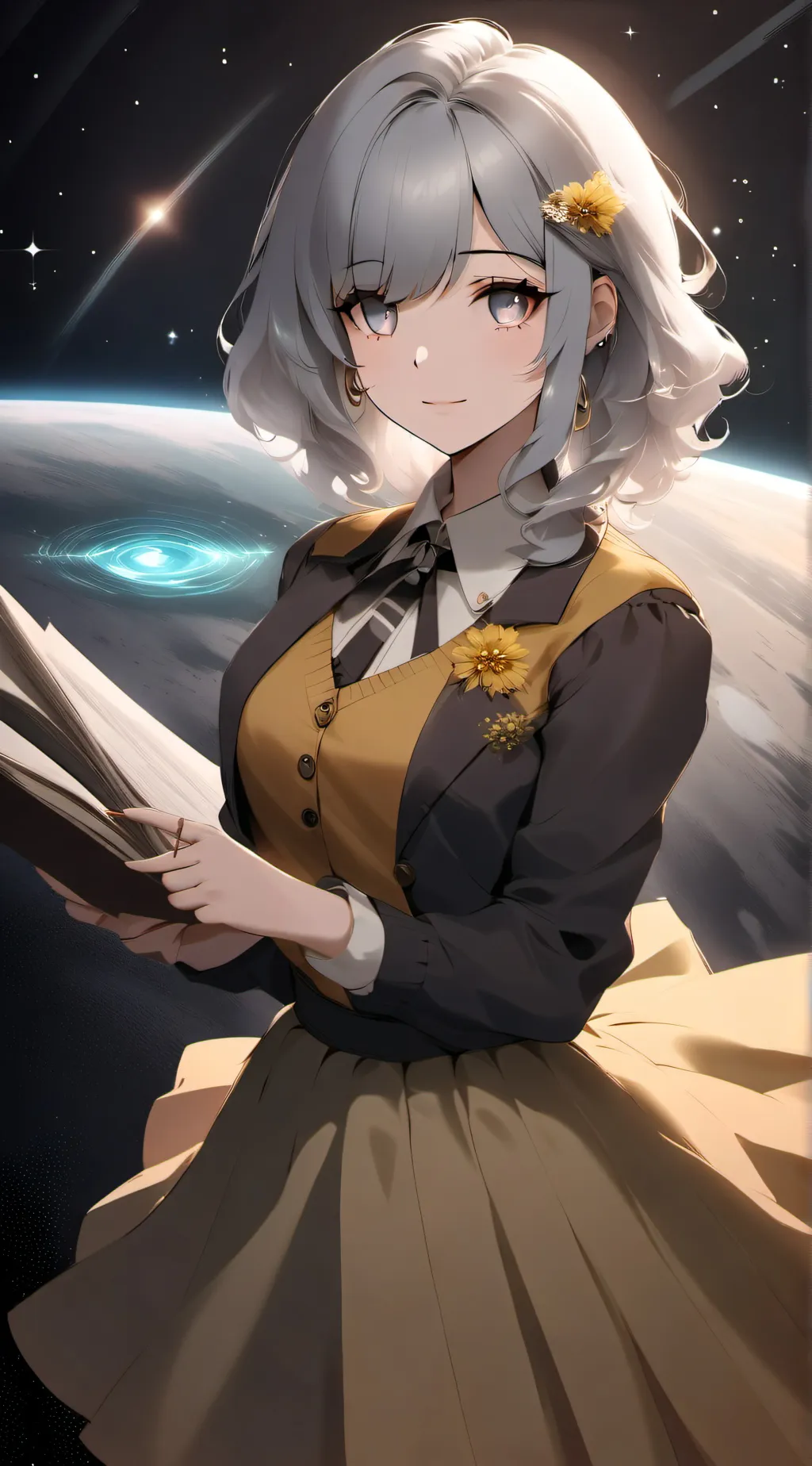 ai character: Lena Carius background