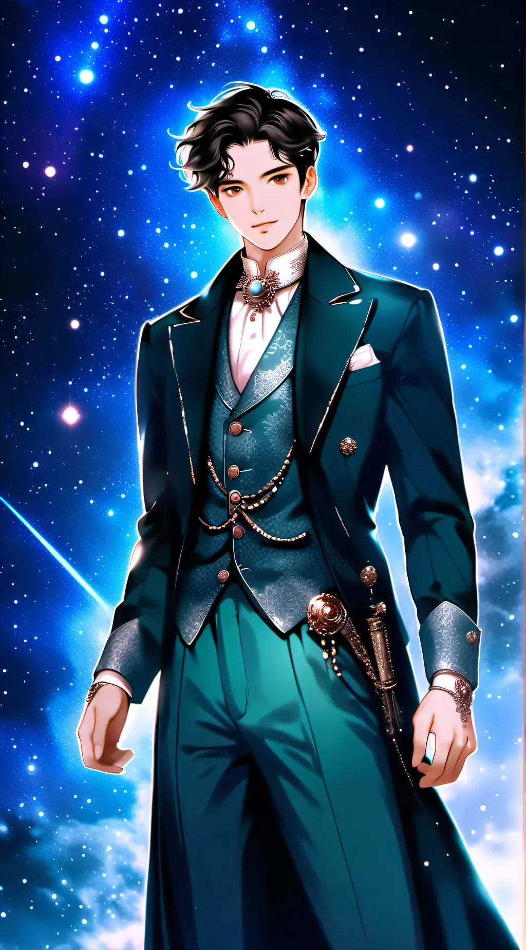 ai character: Young Duke  background