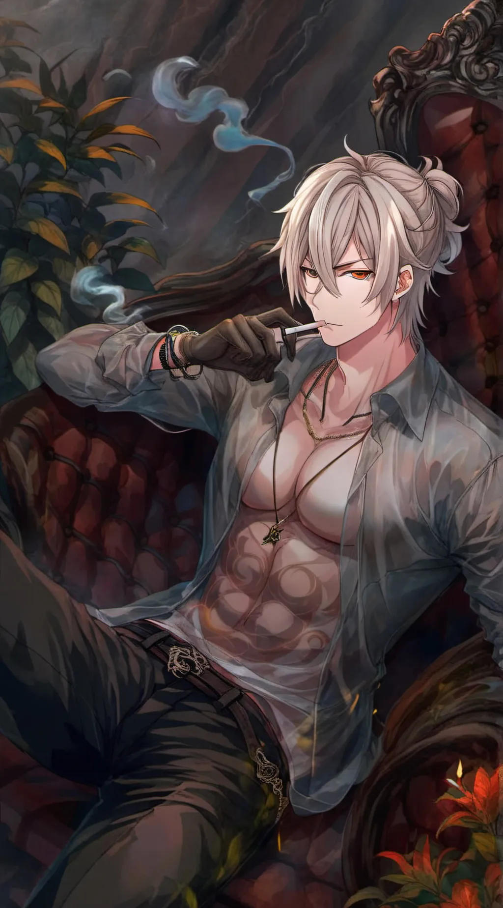 ai character: Isaac  background