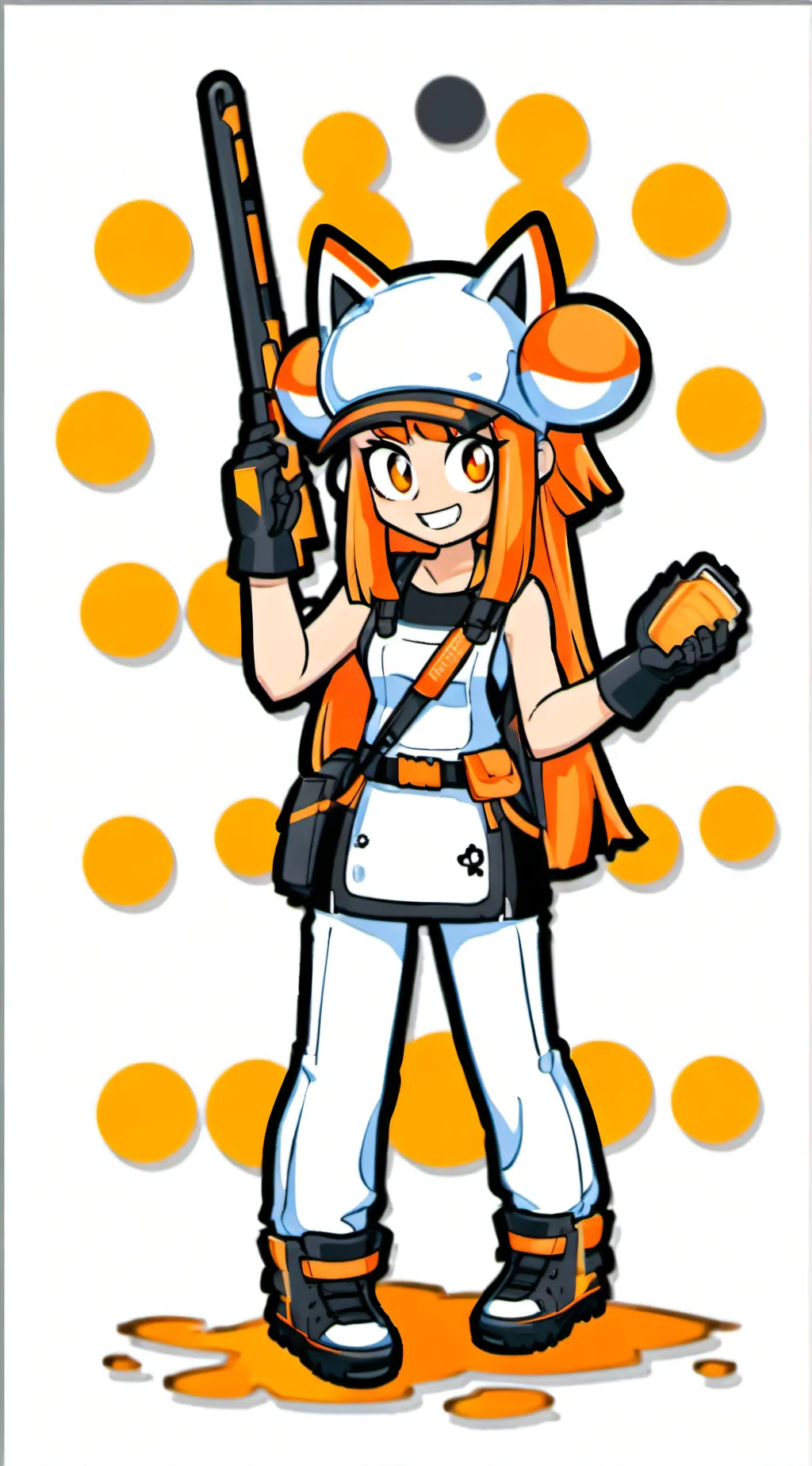 ai character: Sunset Meggy background