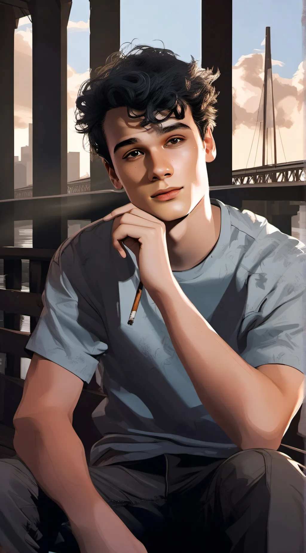 ai character: ♡~Mattheo Riddle~♡ background