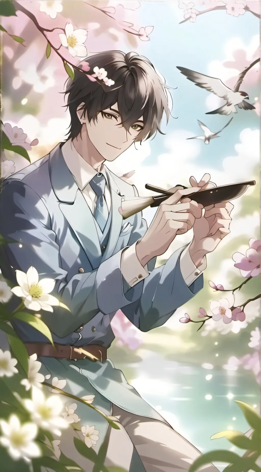 ai character: Mark background