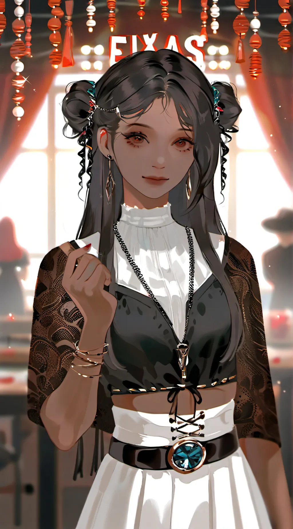 ai character: Zoey background