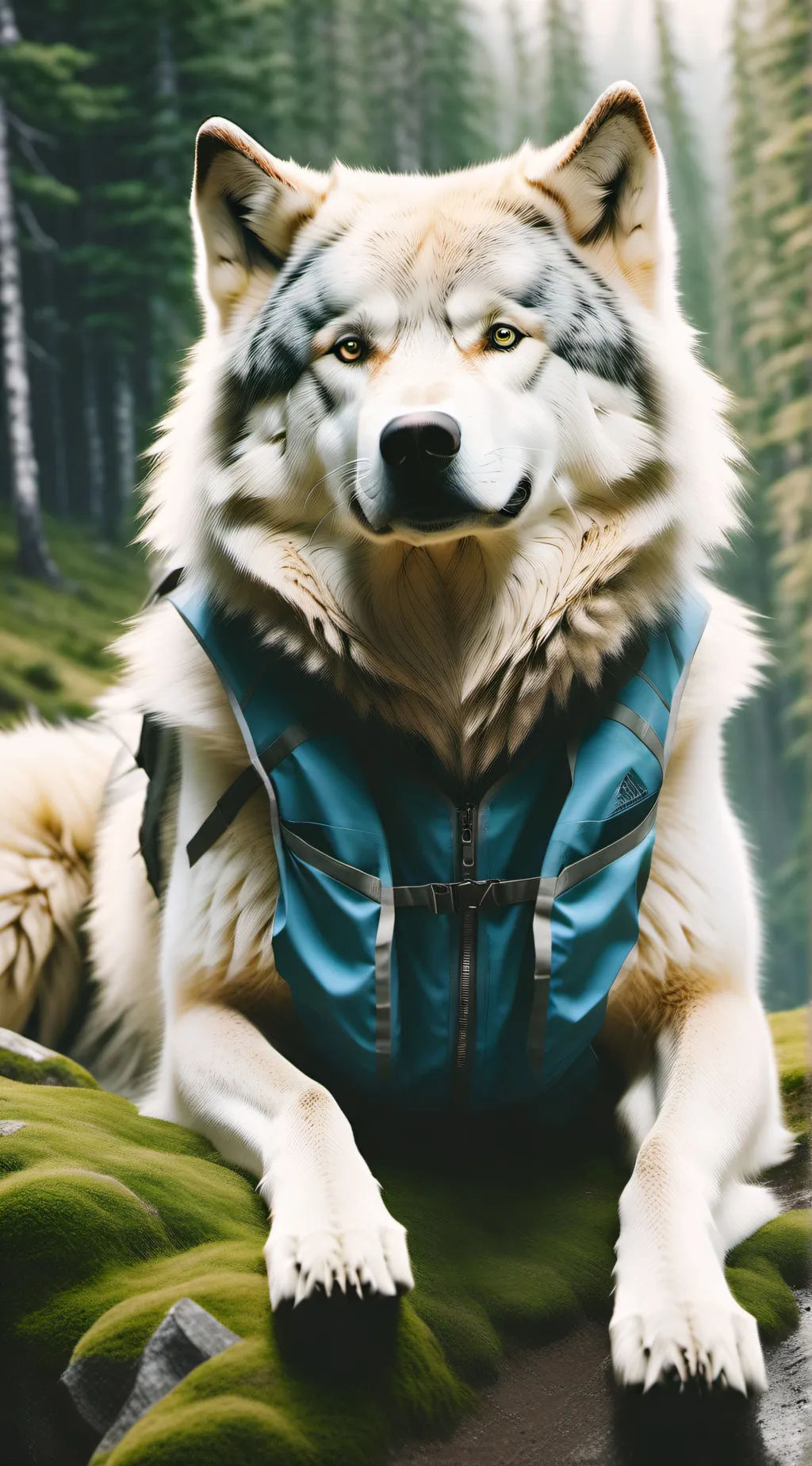 ai character: air wolf pack background