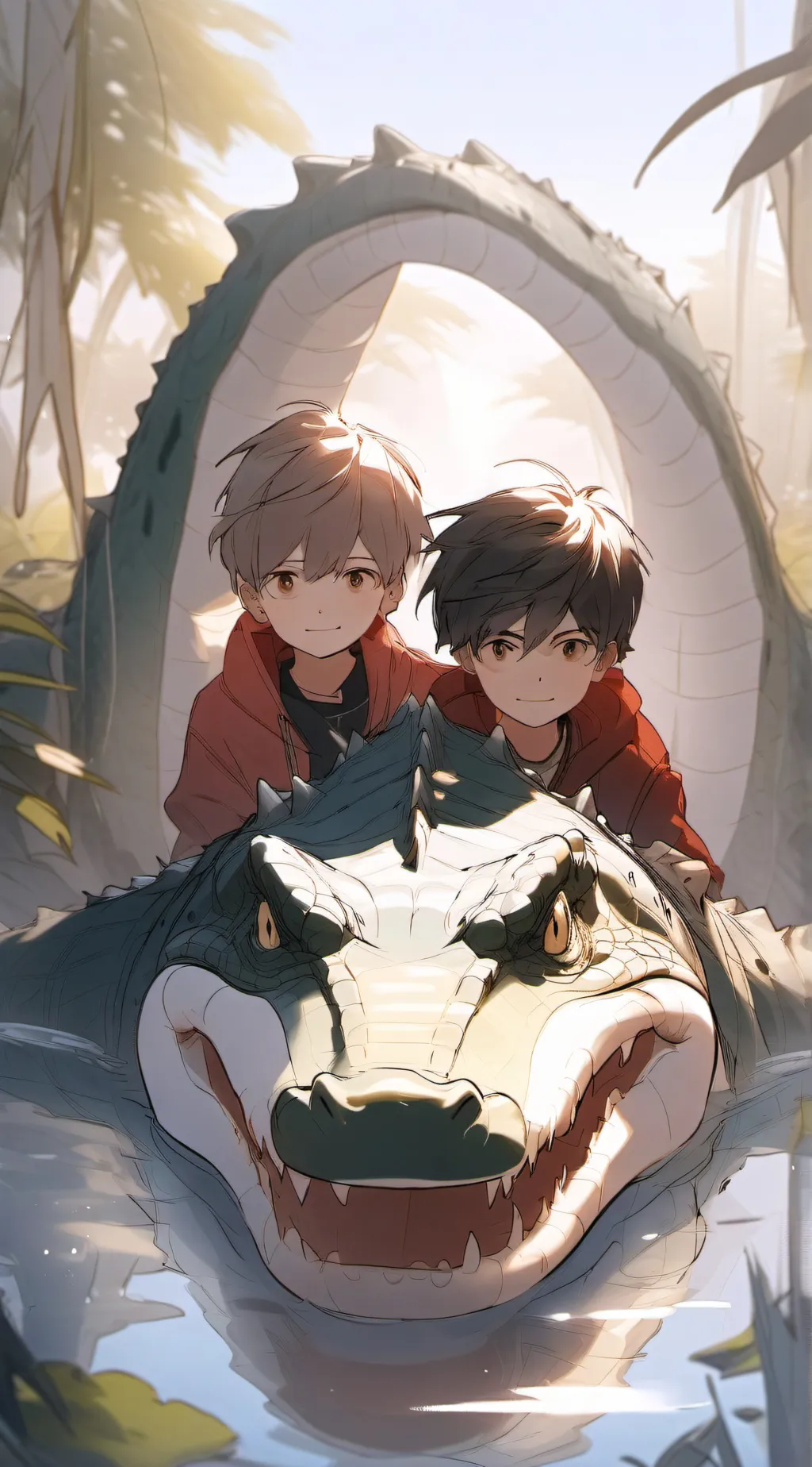 ai character: The kids group background