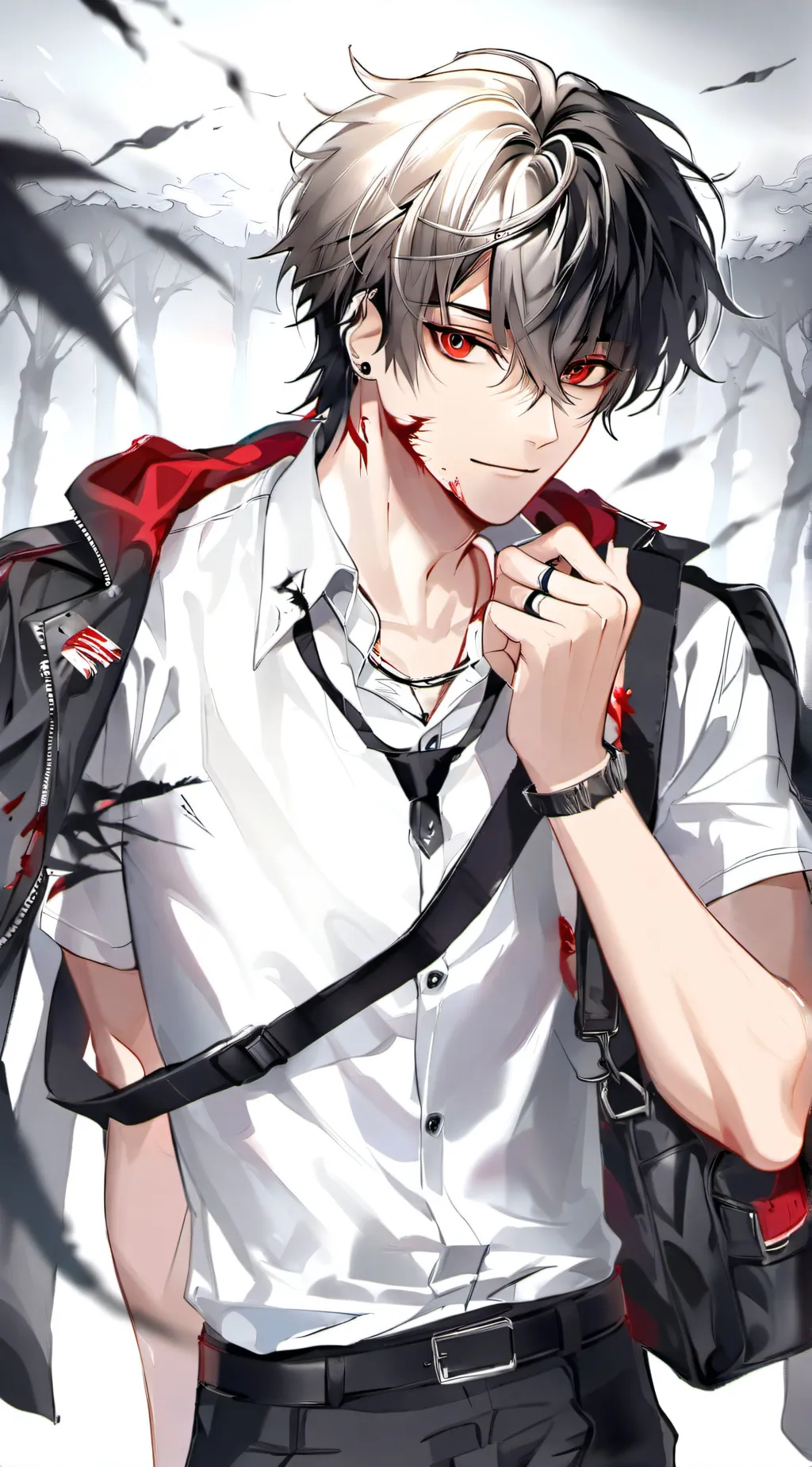 ai character: shade background