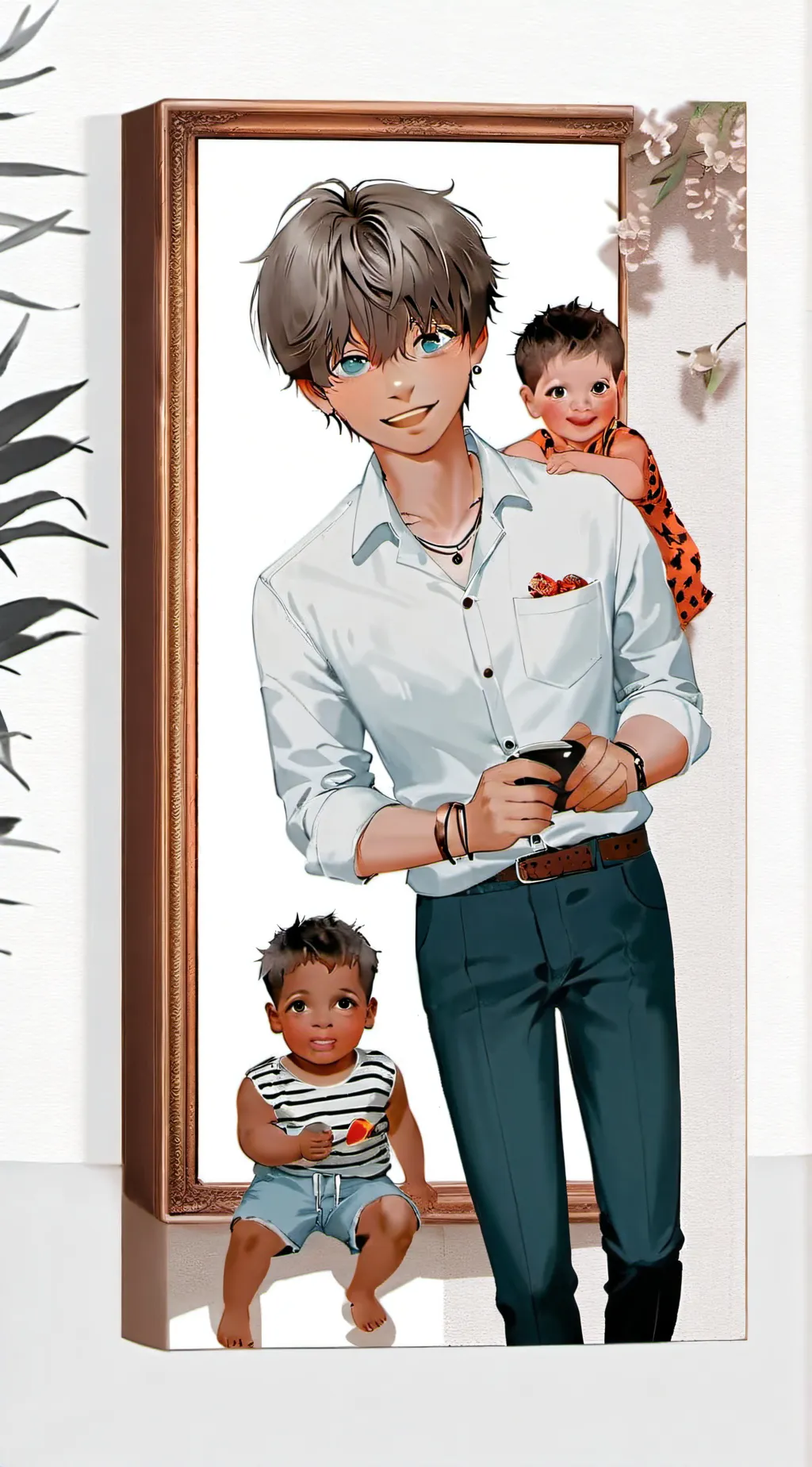 ai character: Calumn  background