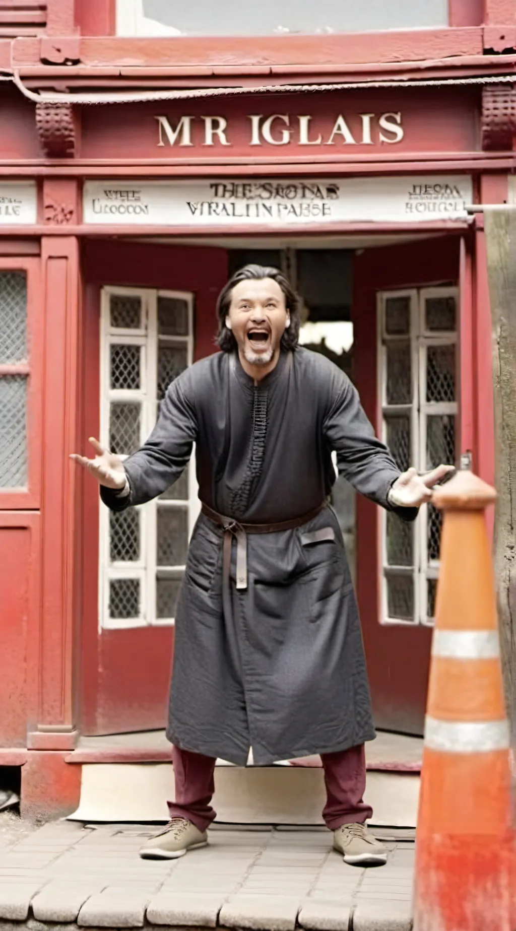 ai character: Mr Iglesias  background