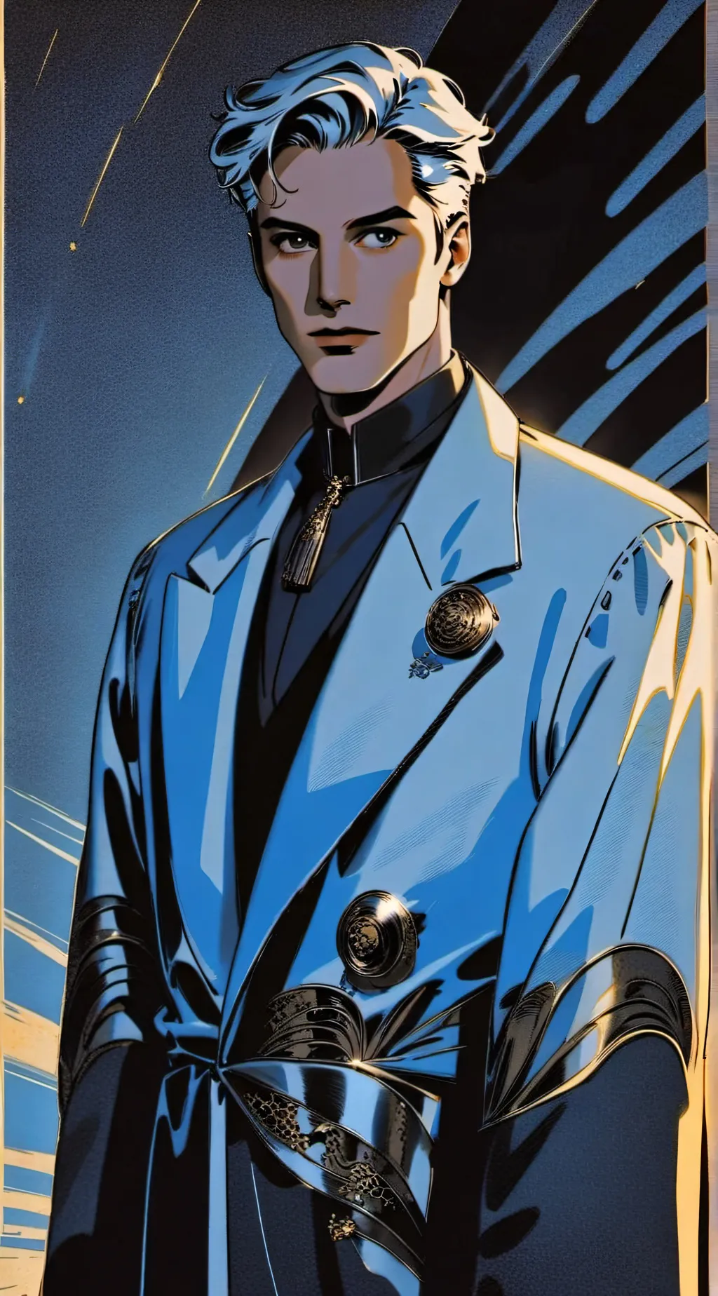 ai character: meme background