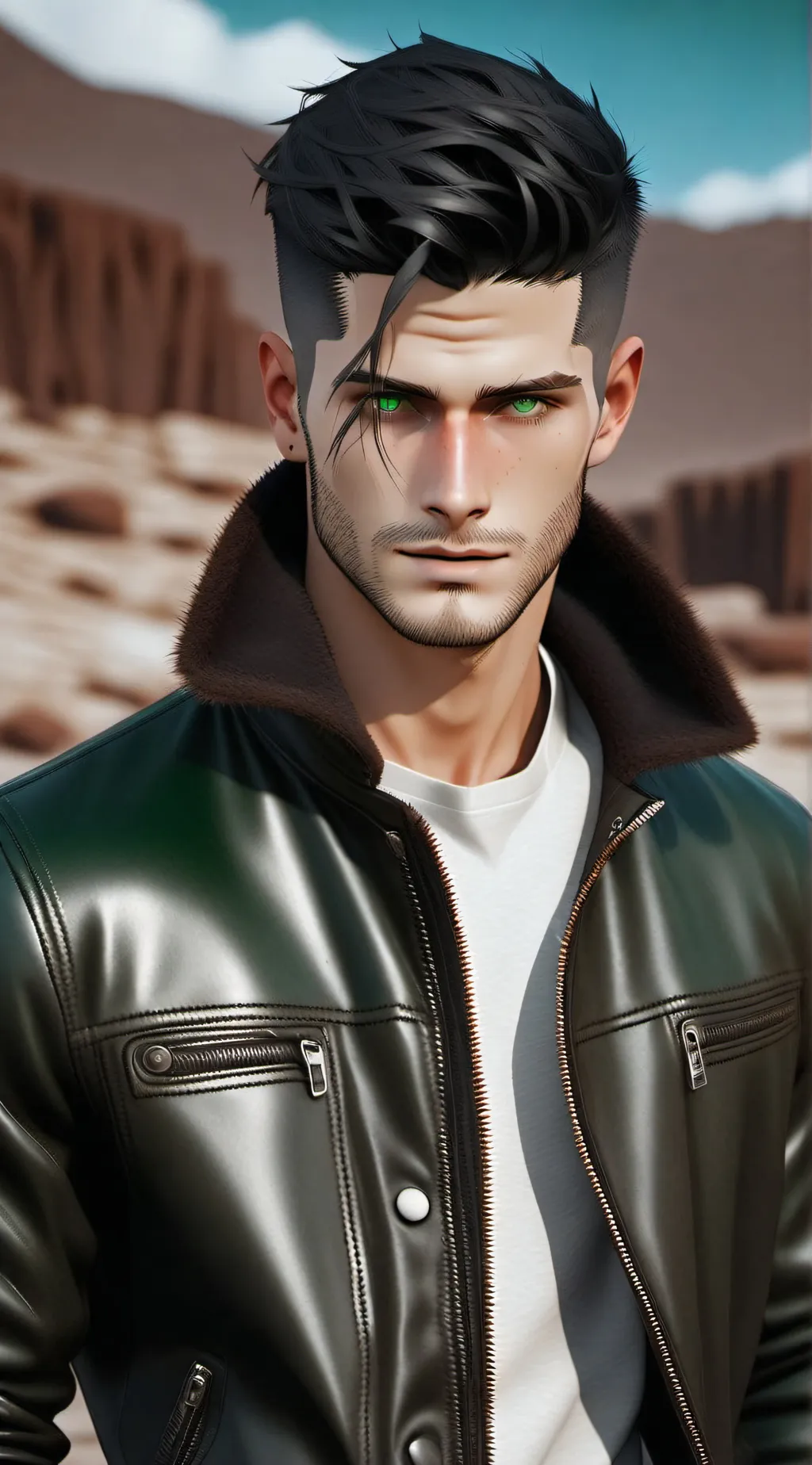 ai character: Vee background