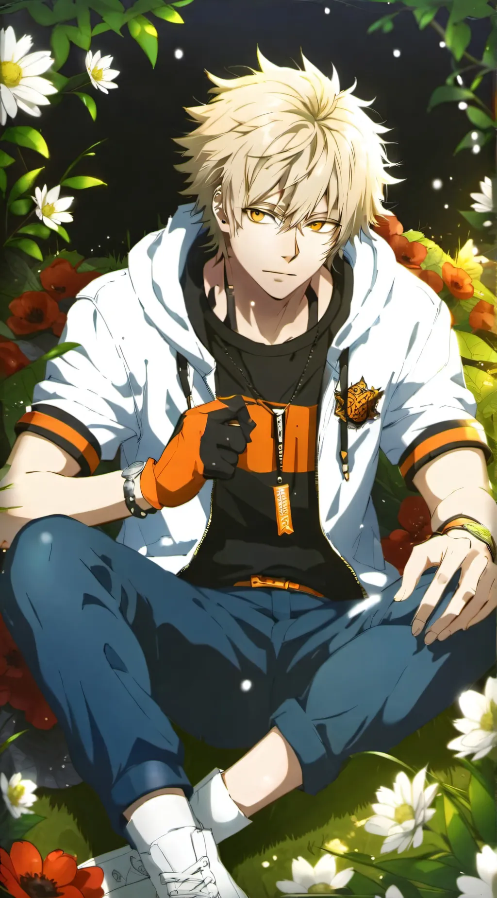 ai character: King bakugou  background