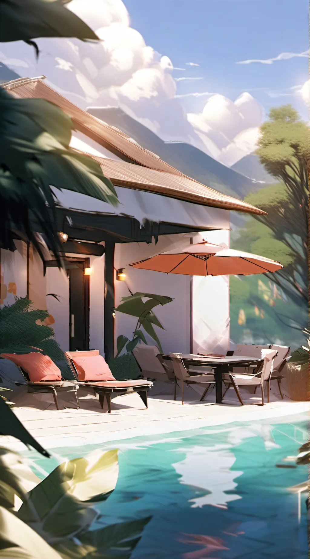 ai character: hashiras pool background