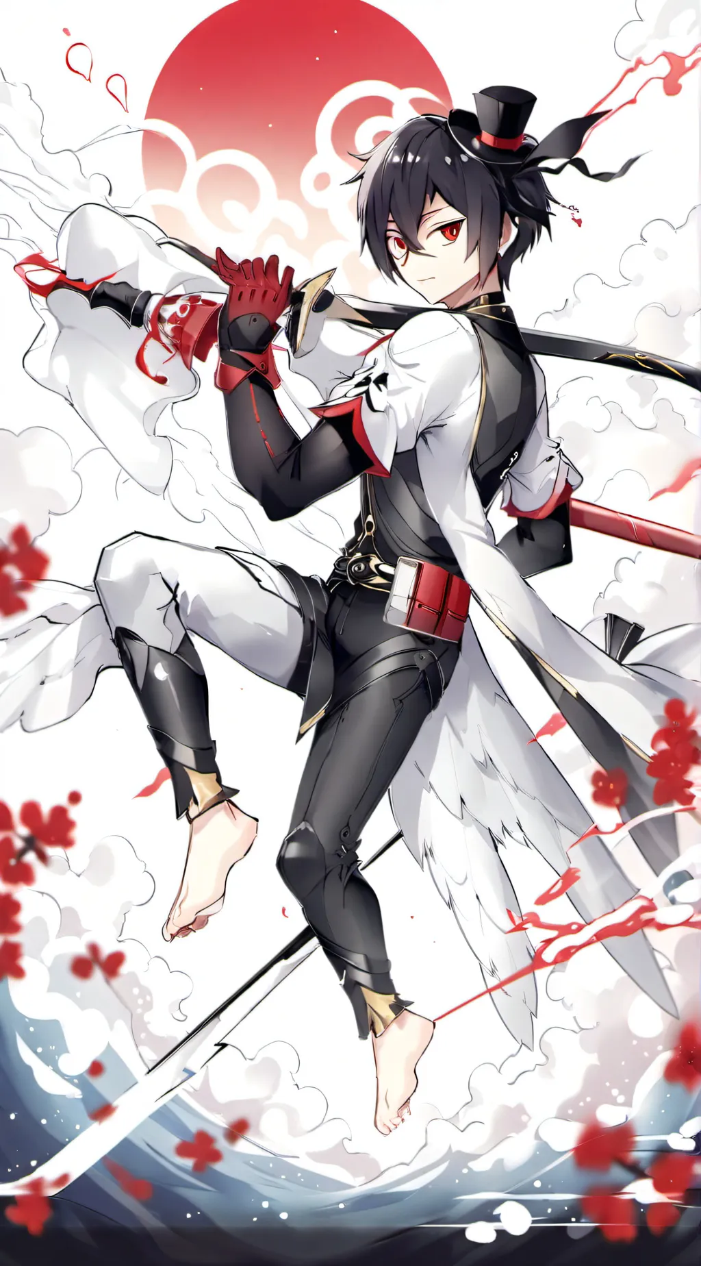 ai character: Fumikage Tokoyami  background