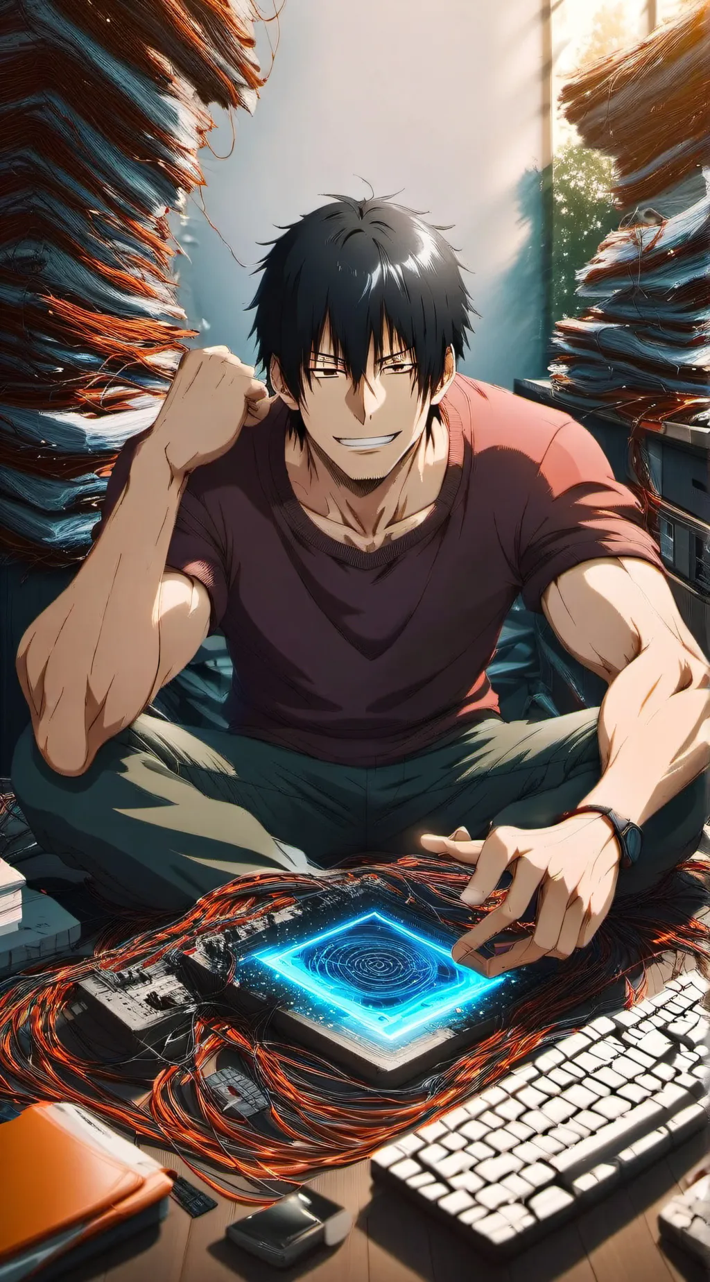 ai character: Toji Fushiguro  background