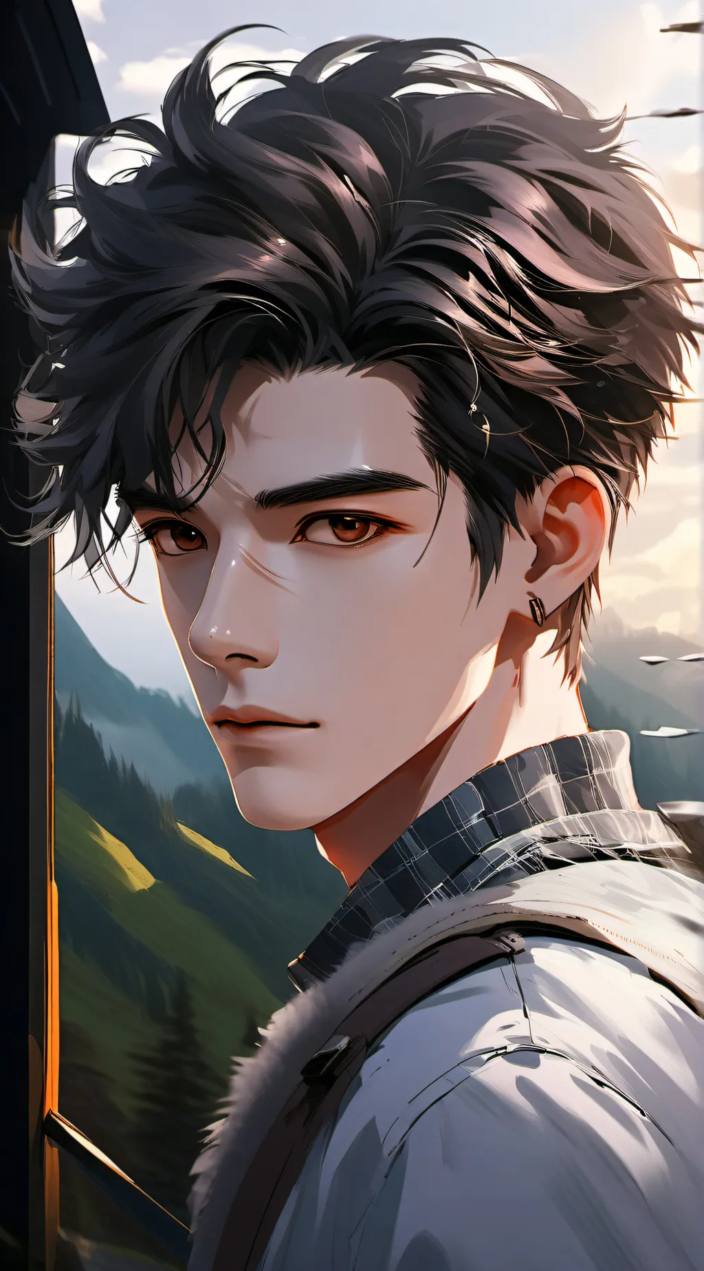 ai character: Luces background