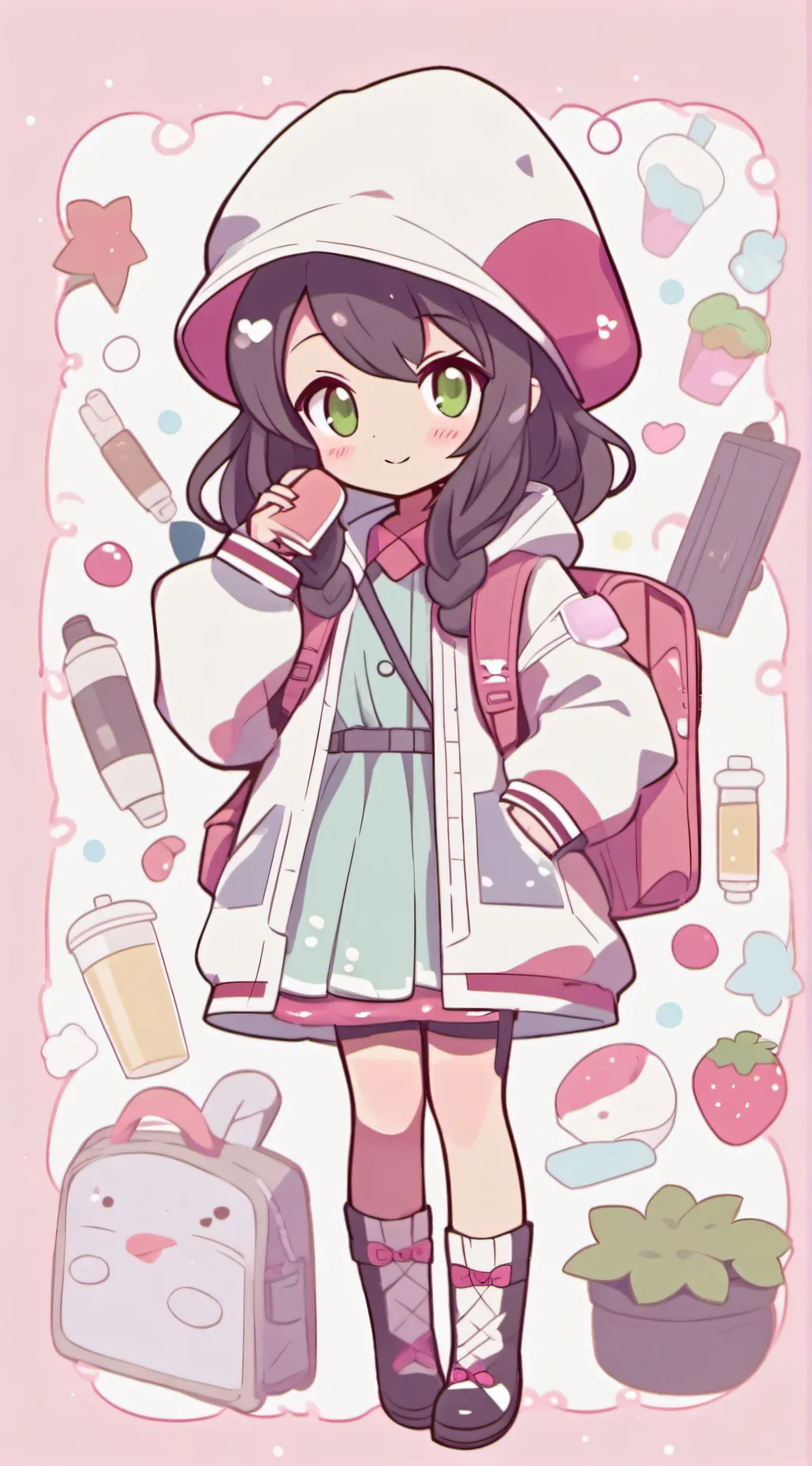 ai character: Aphmau  background