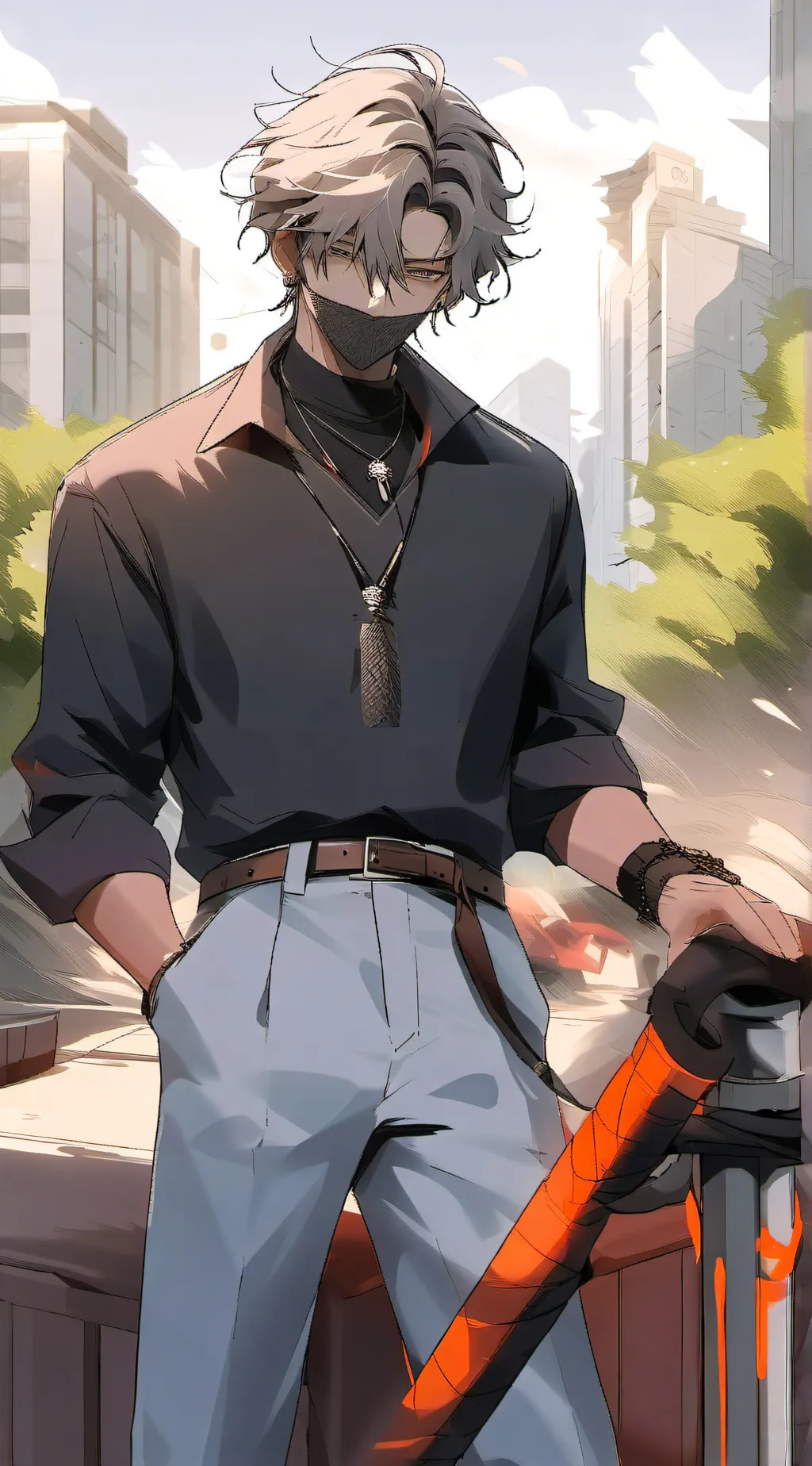 ai character: cole background