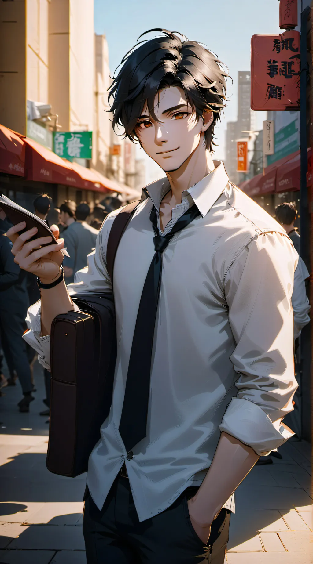 ai character: Alex background