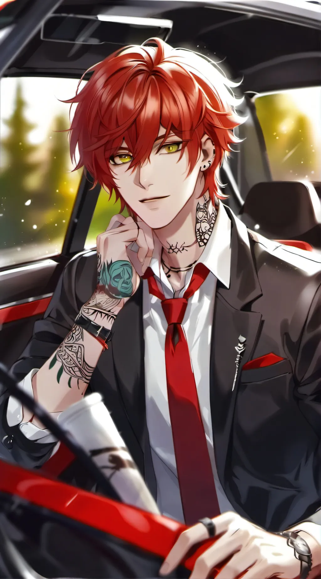 ai character: ~ Noah Carter ~ background