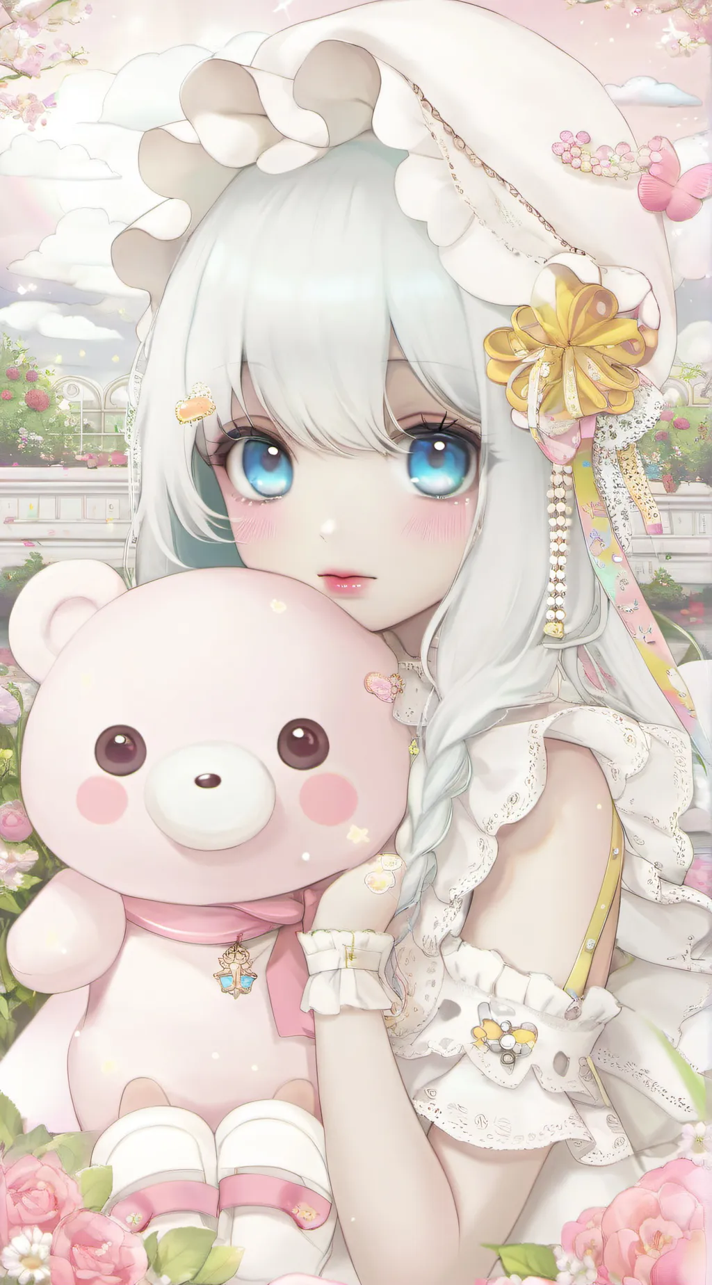 ai character: Pookie bear background