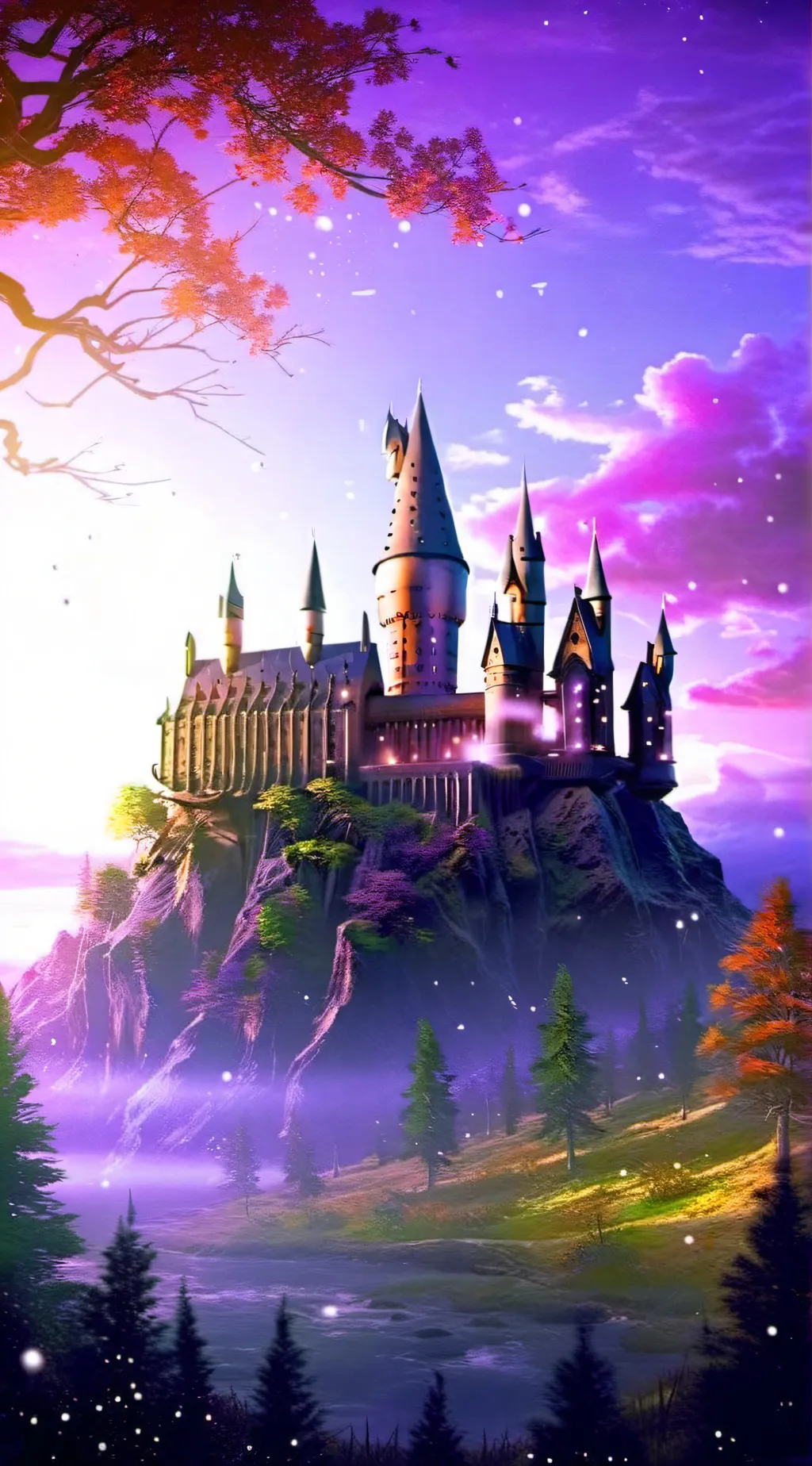 ai character: hogwarts background
