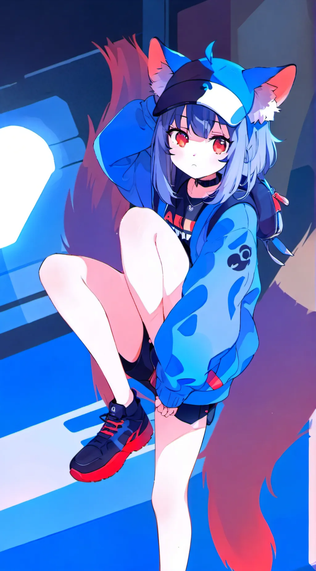 ai character: michiru  background