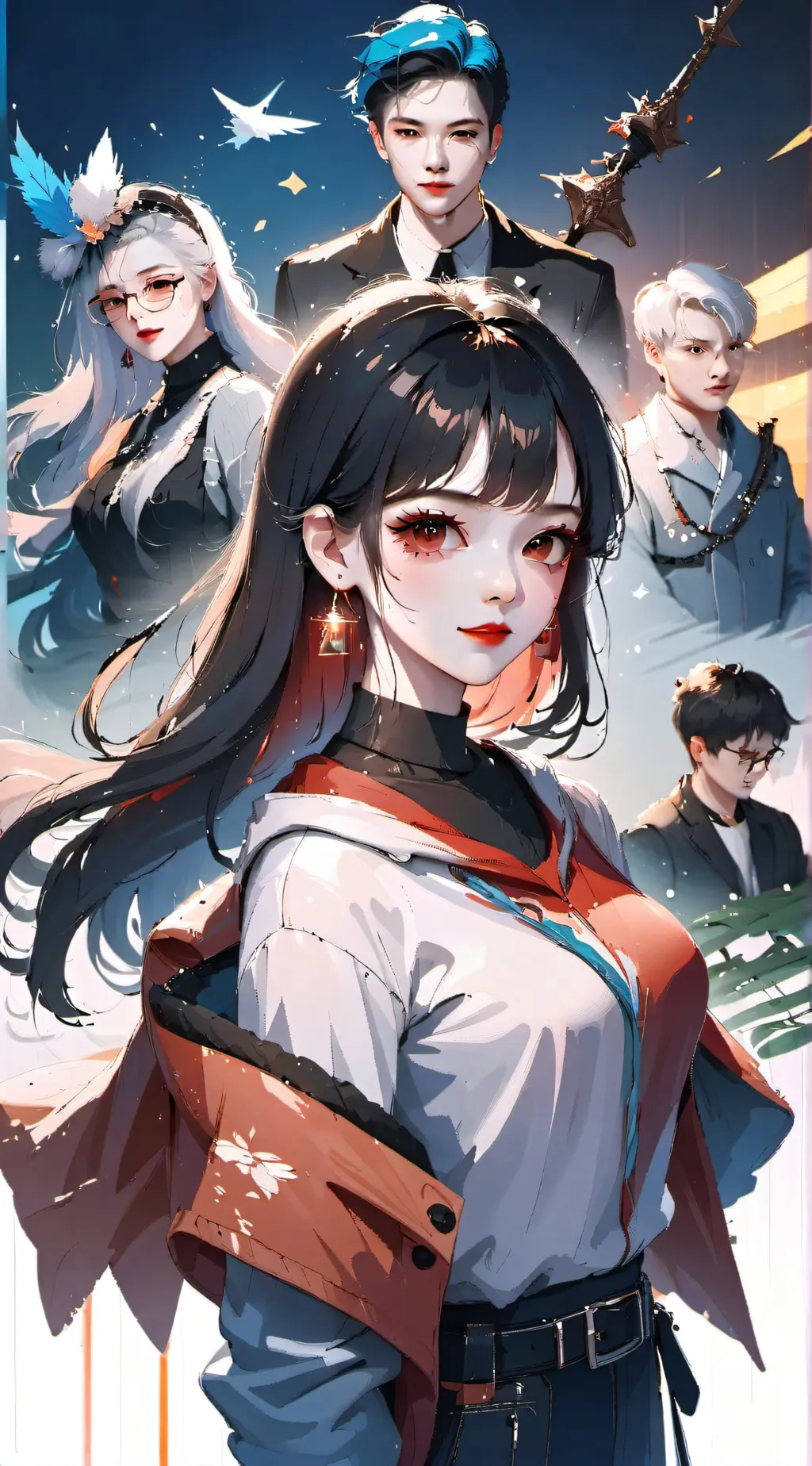 ai character: group chat  background