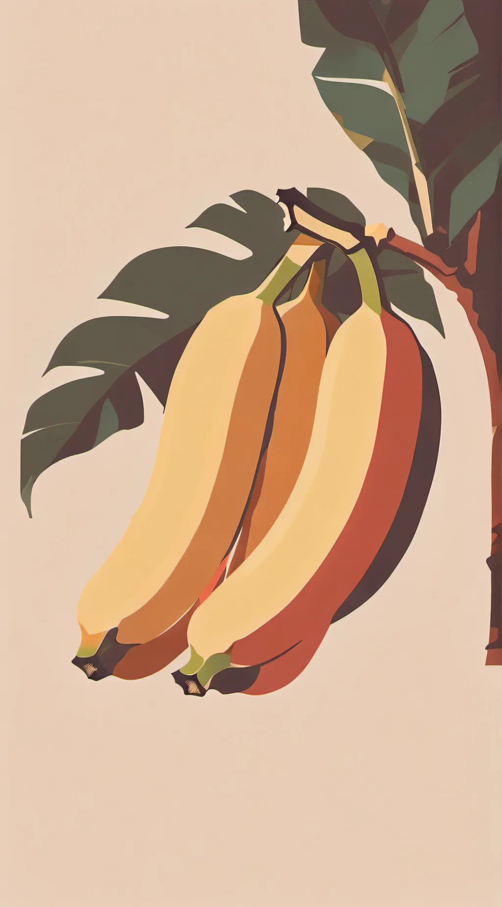 ai character: banana phone  background