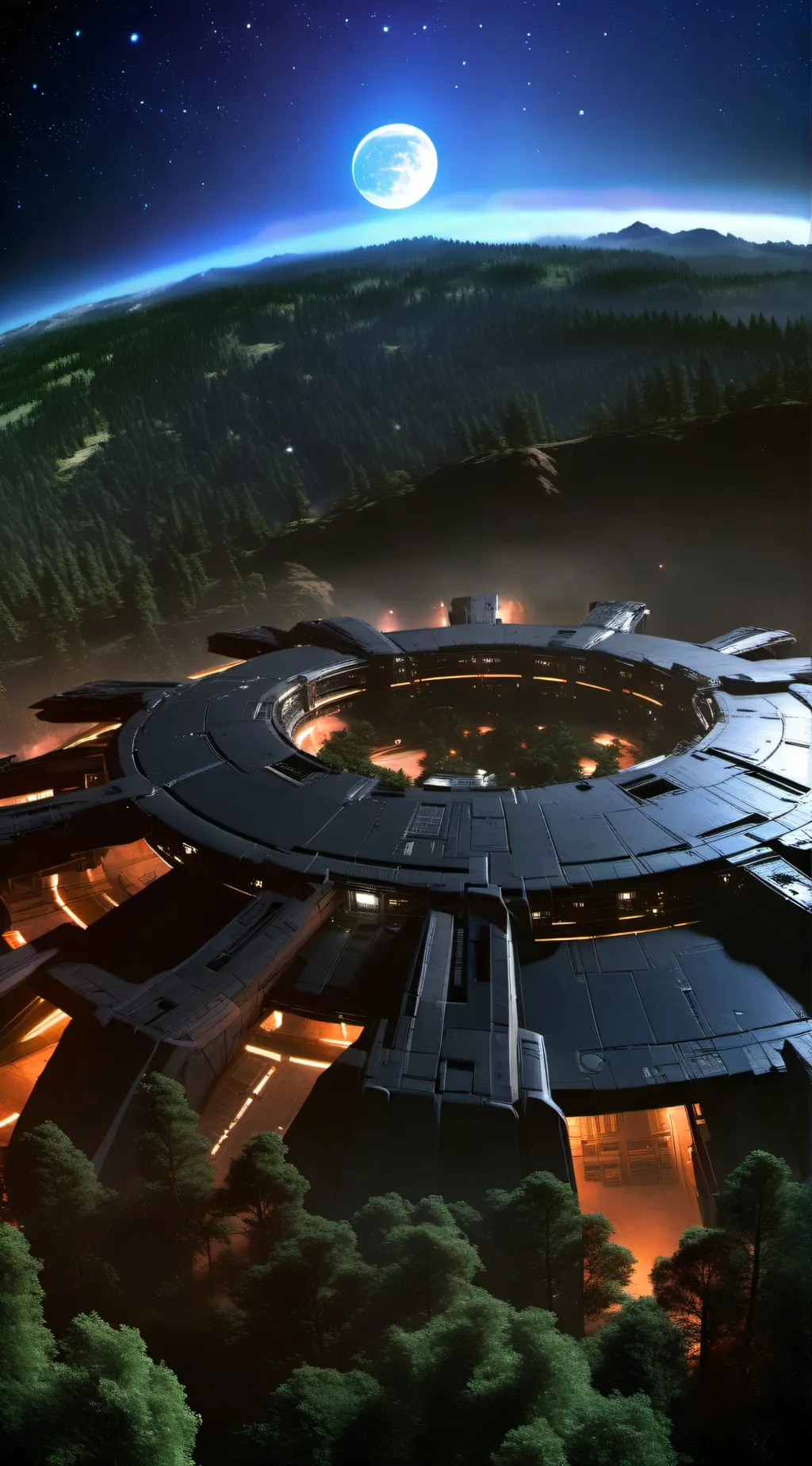 ai character: base-bunker background