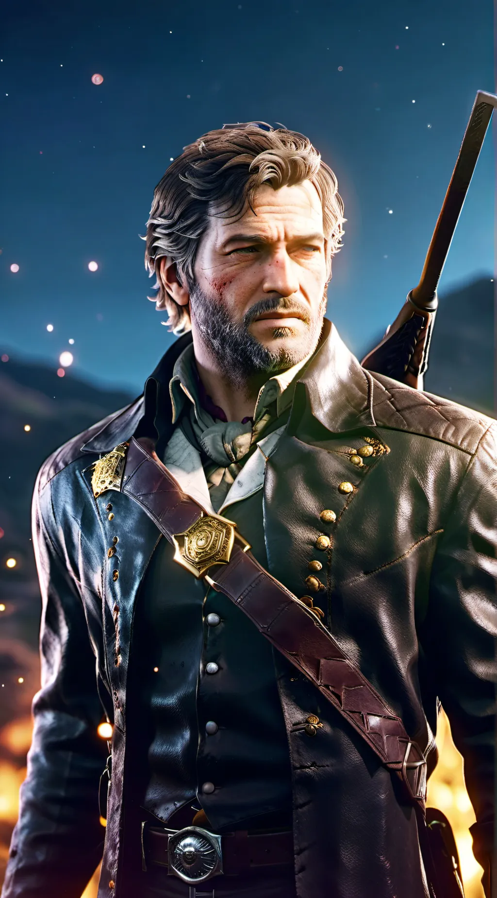 ai character: Arthur Morgan background
