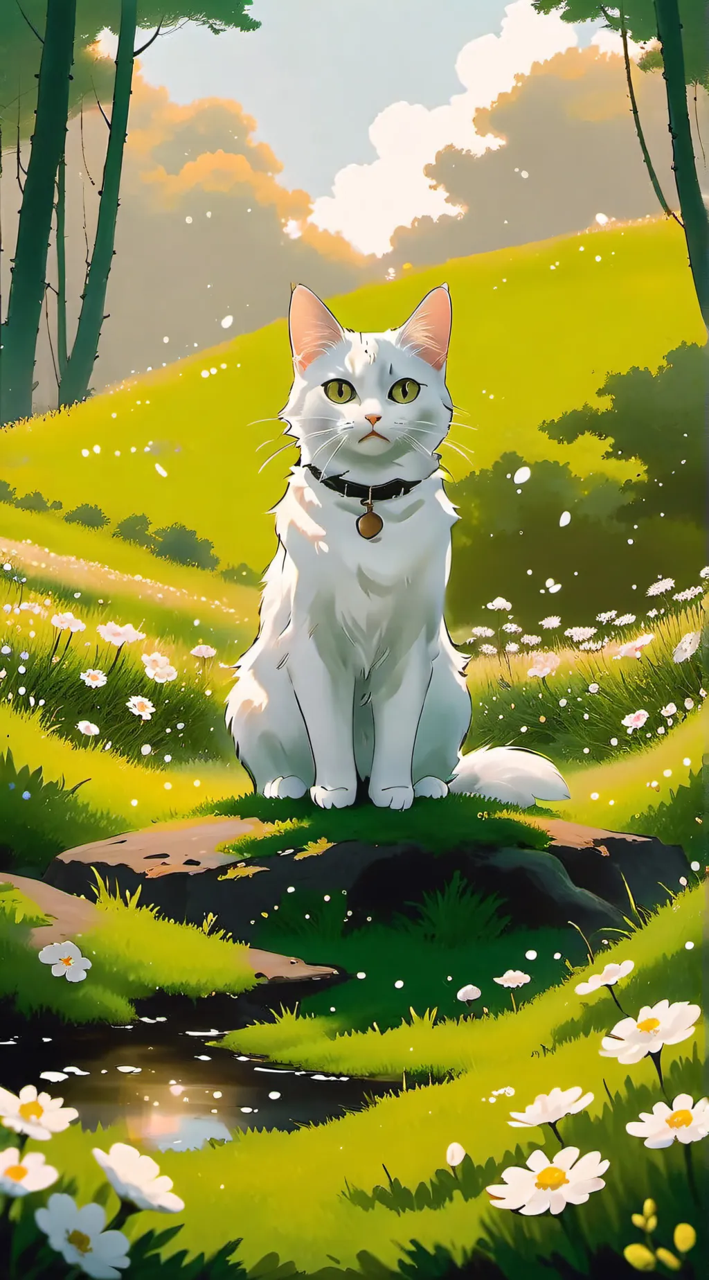 ai character: HH cat background