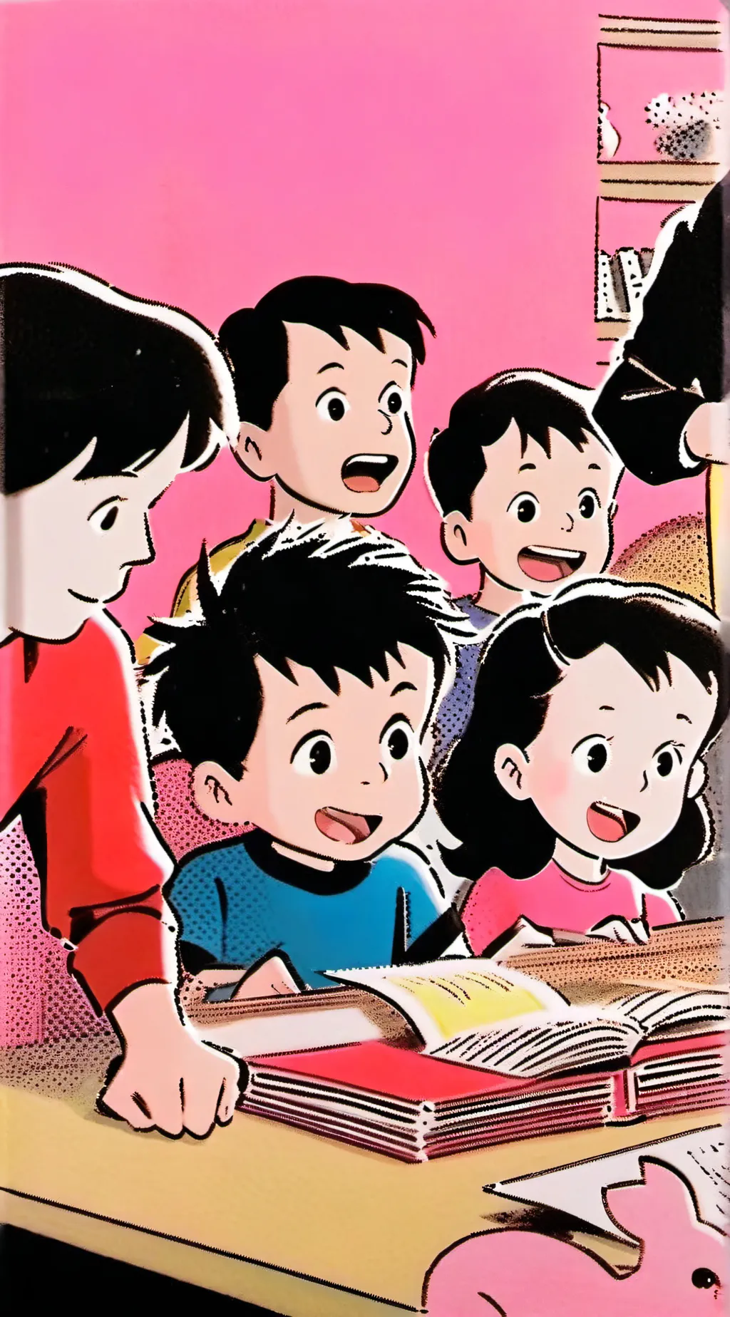 ai character: daycare kids  background