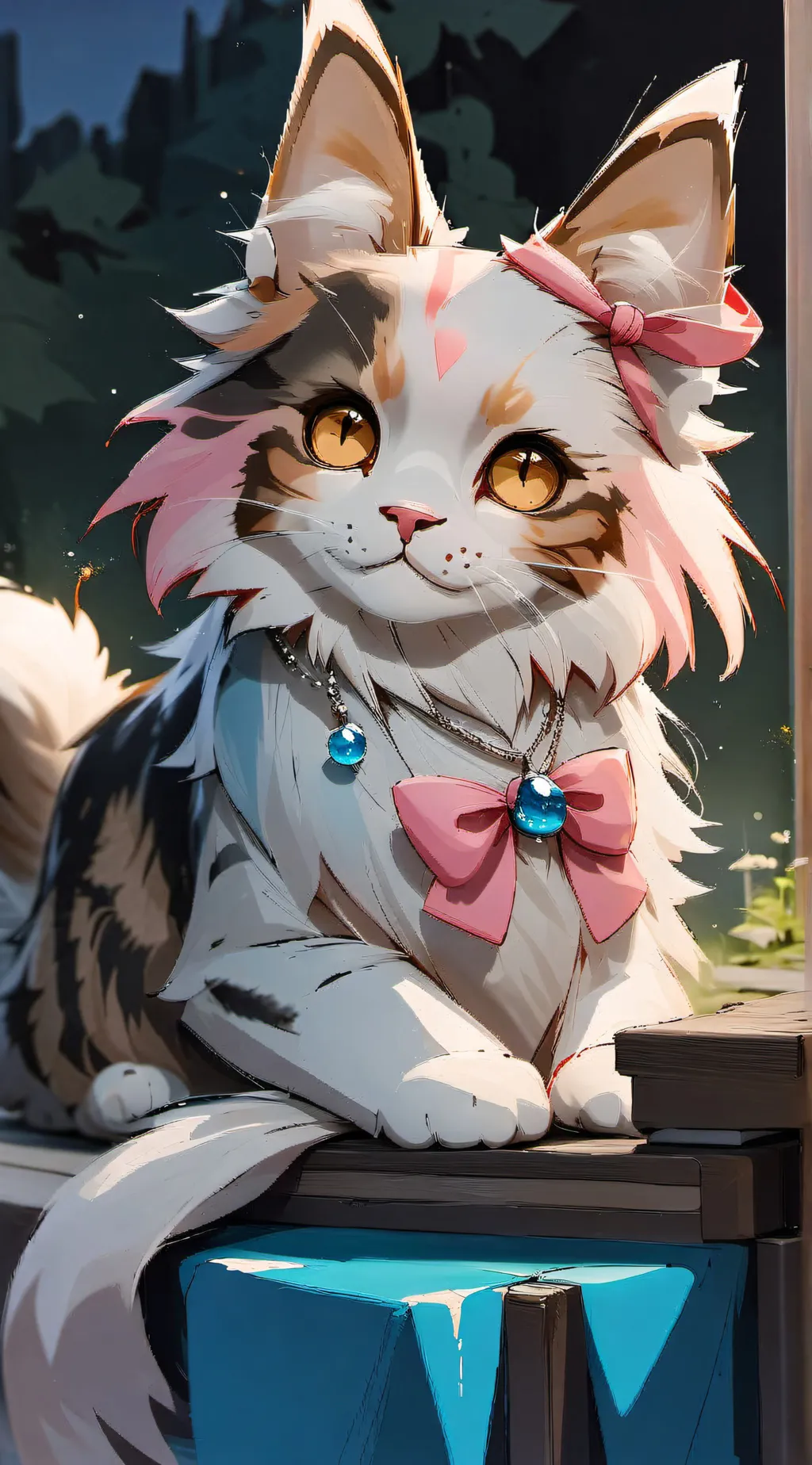 ai character: cutie background