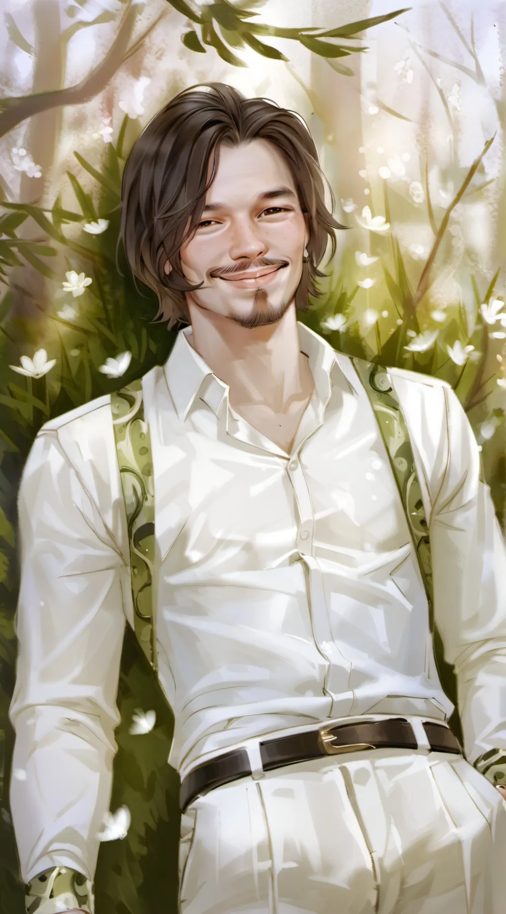 ai character: Чизаре background