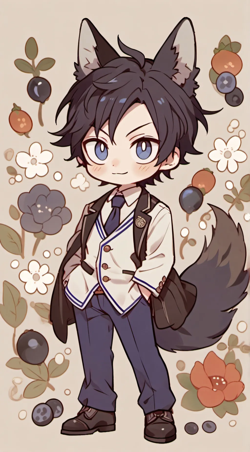 ai character: Ash background