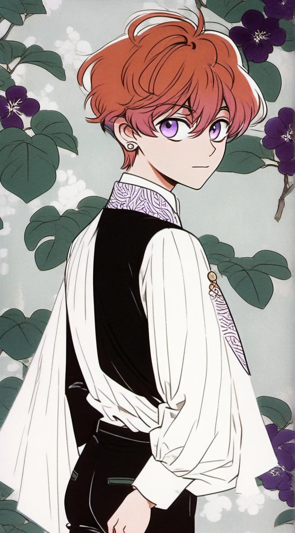 ai character: Trainer Silver background