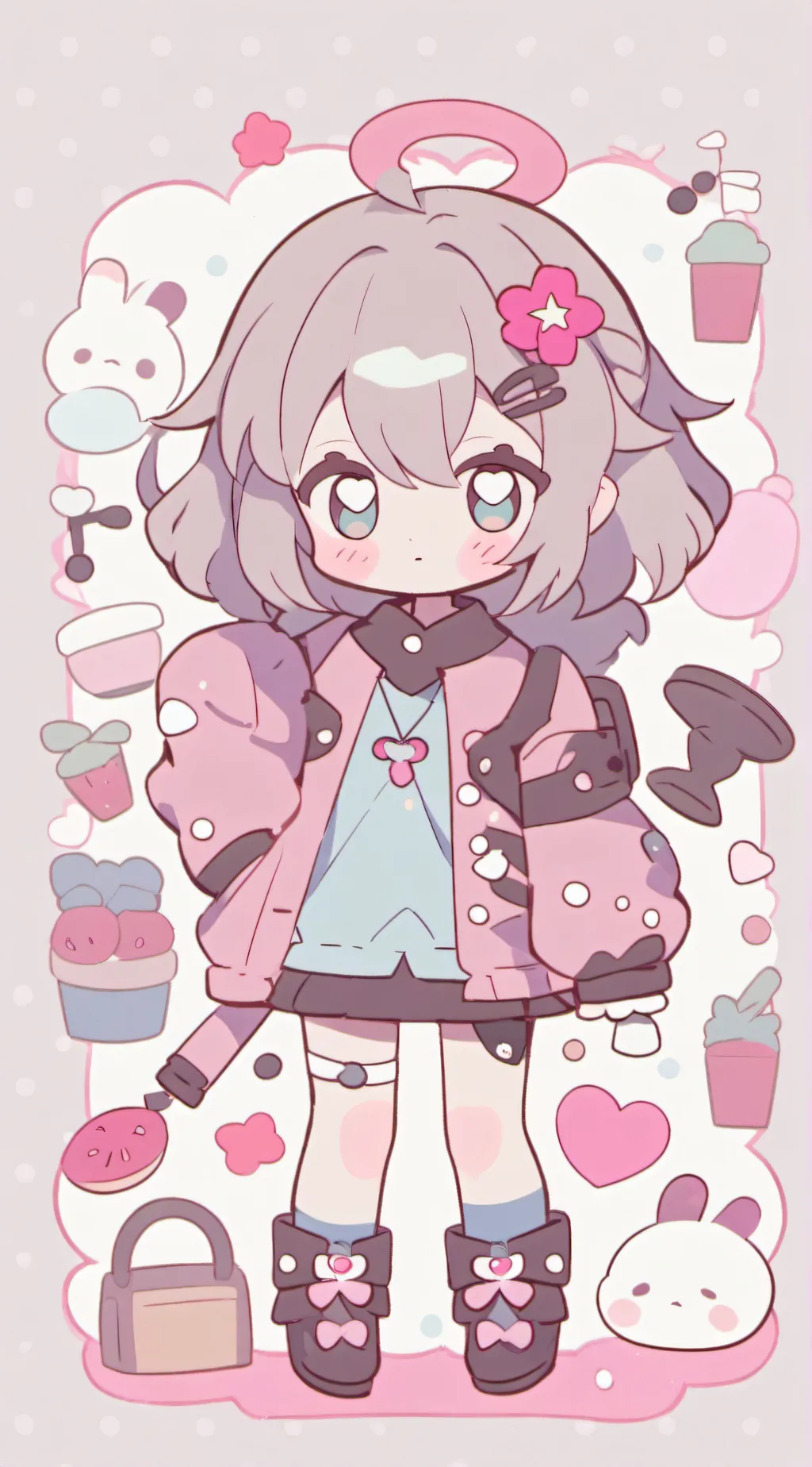 ai character: Angel hh💕 background