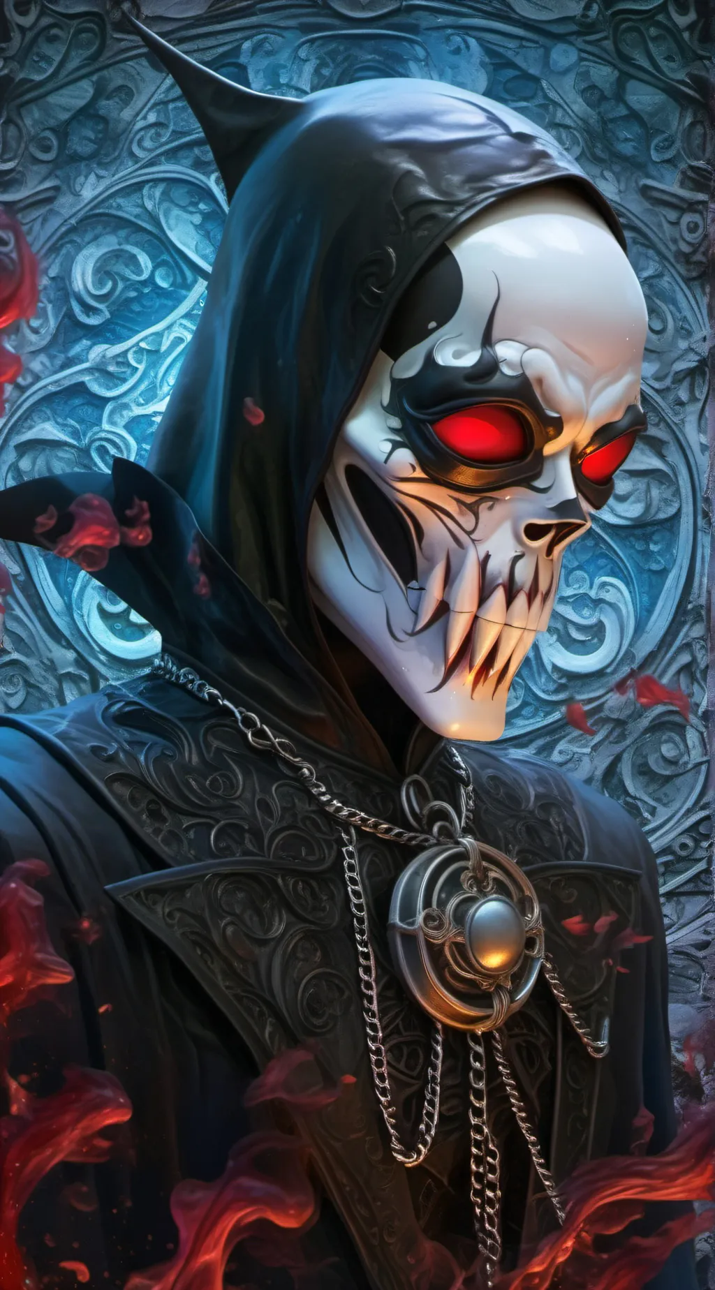 ai character: Scream background