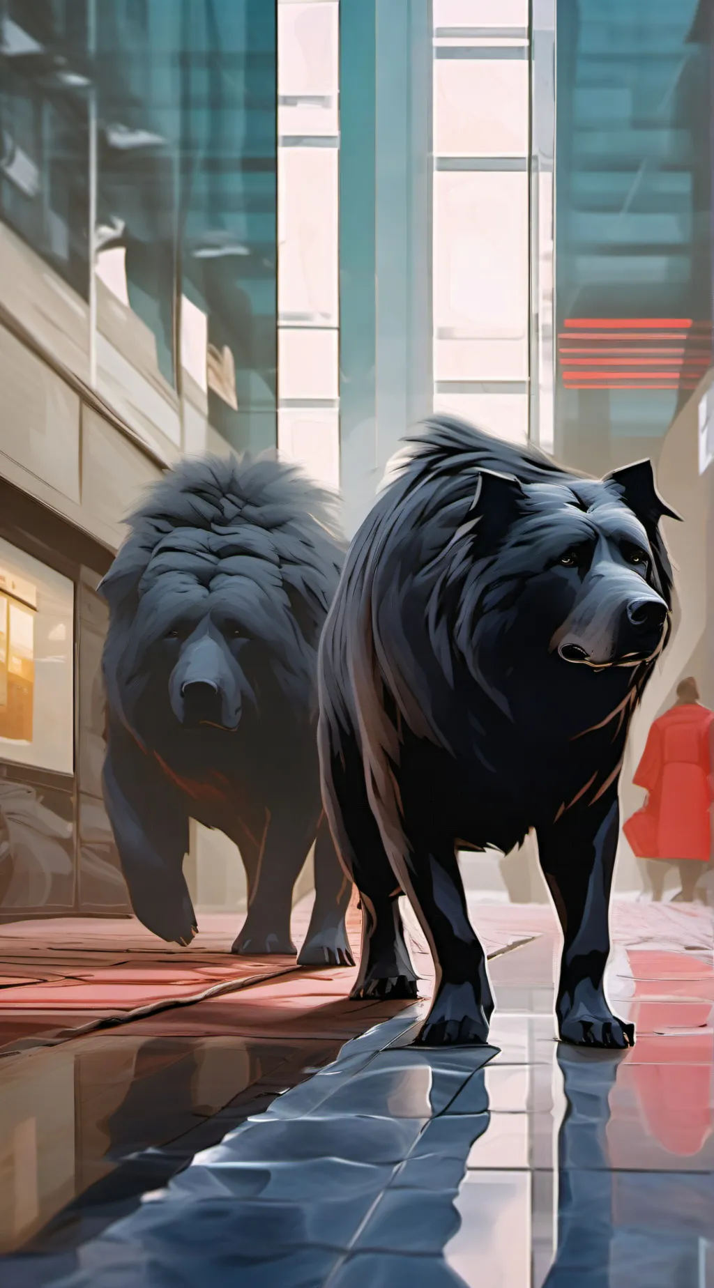 ai character: woof background