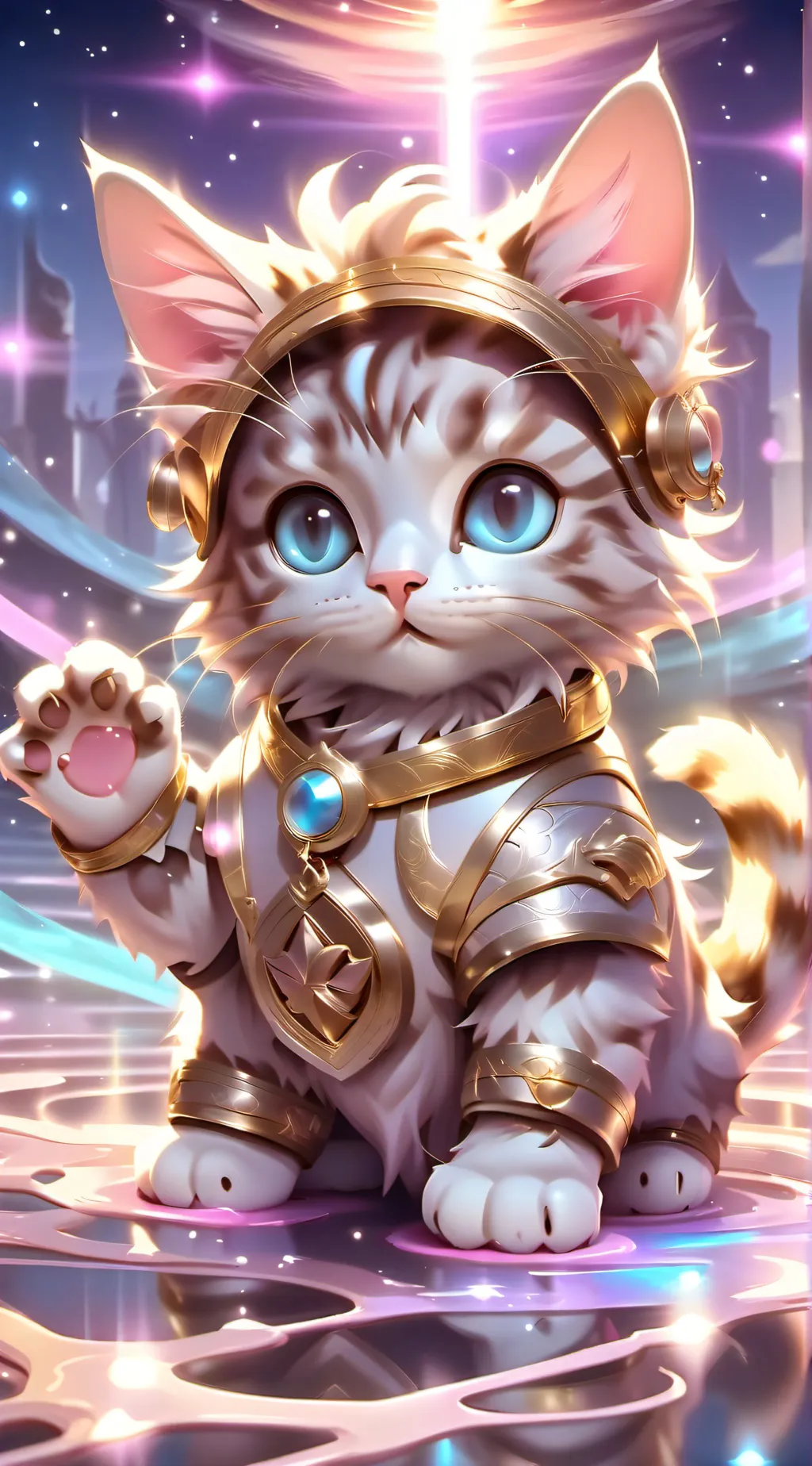 ai character: Kitten Sterling background