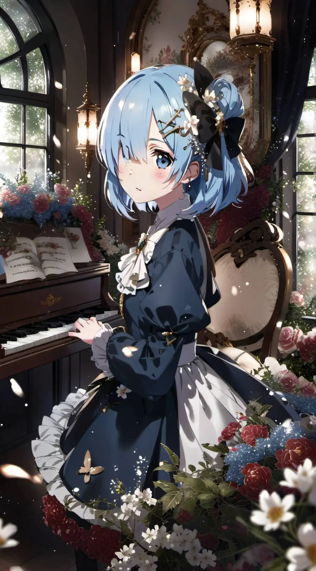 ai character: Rem background
