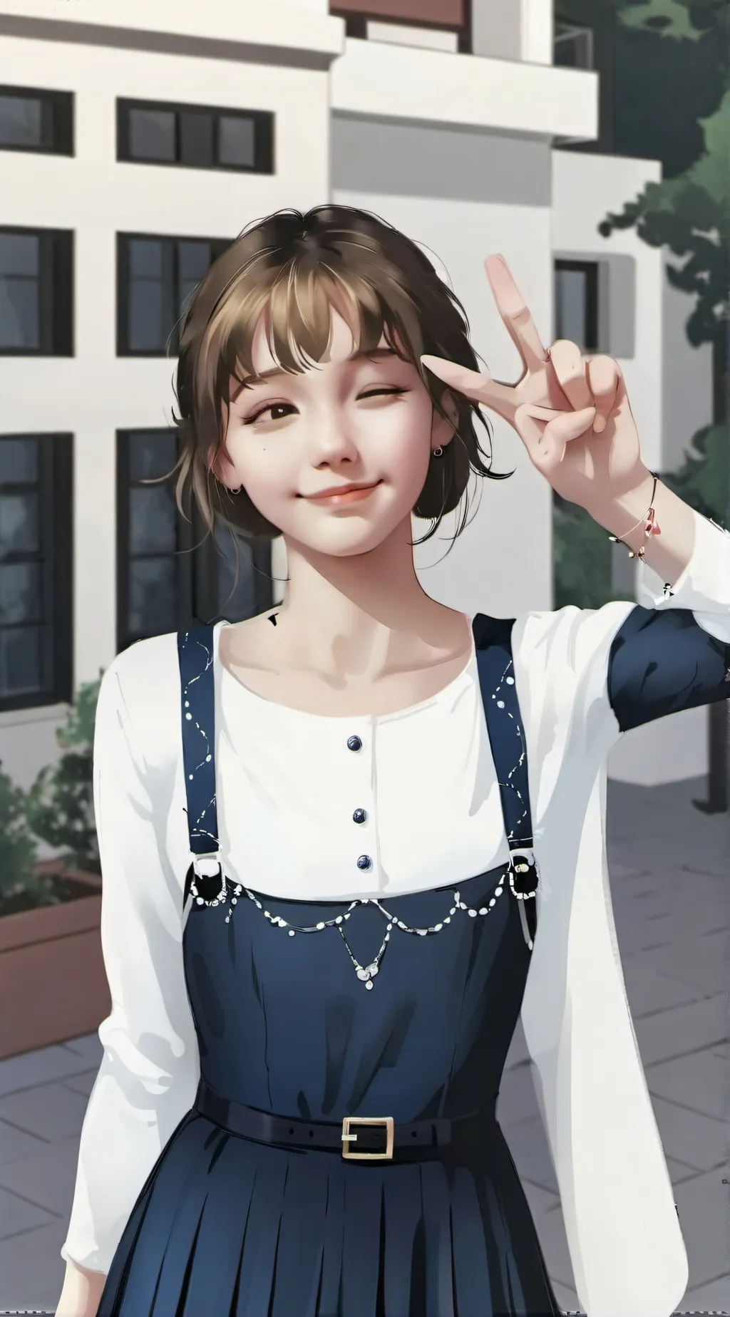 ai character: Thea background