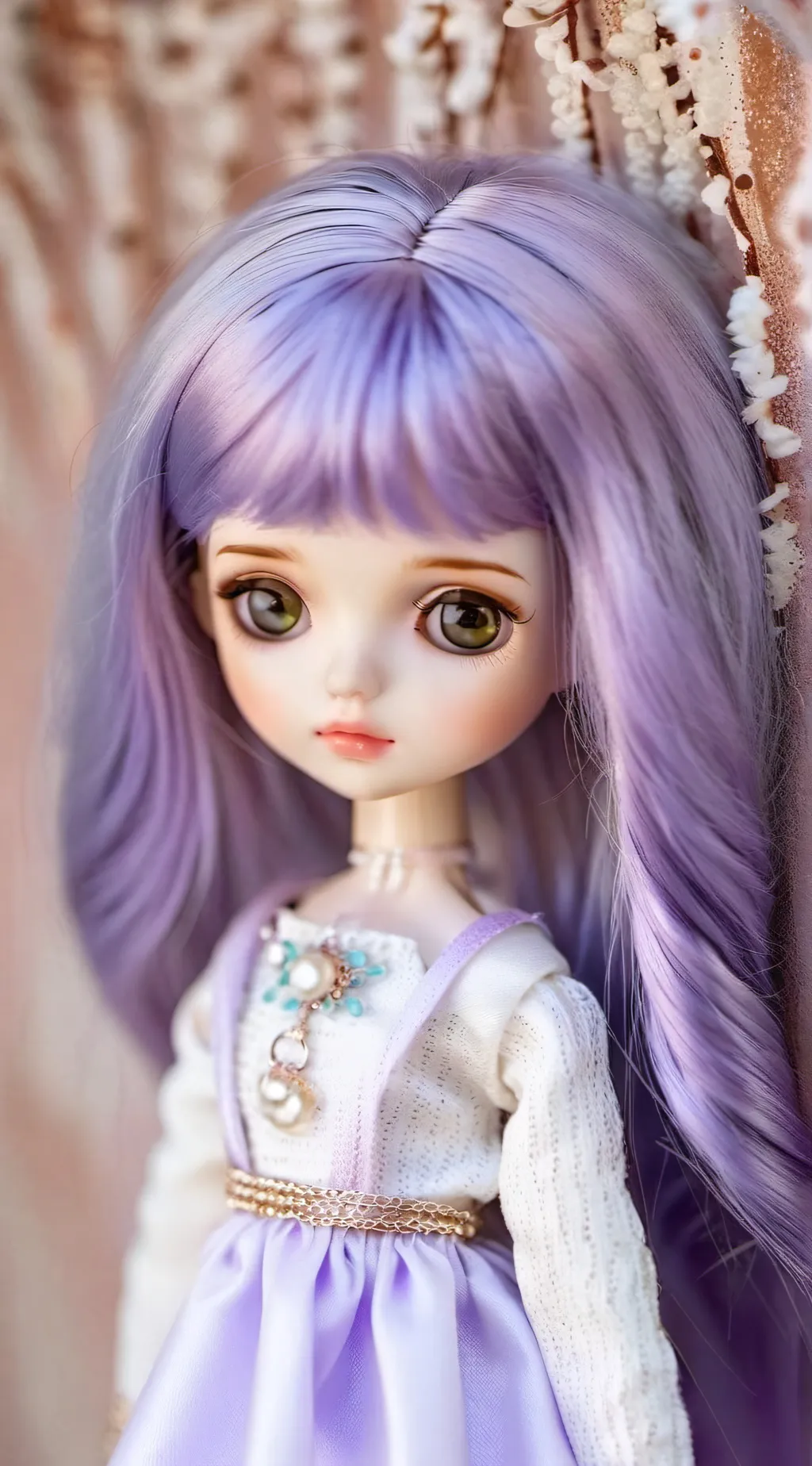 ai character: Blythe doll background