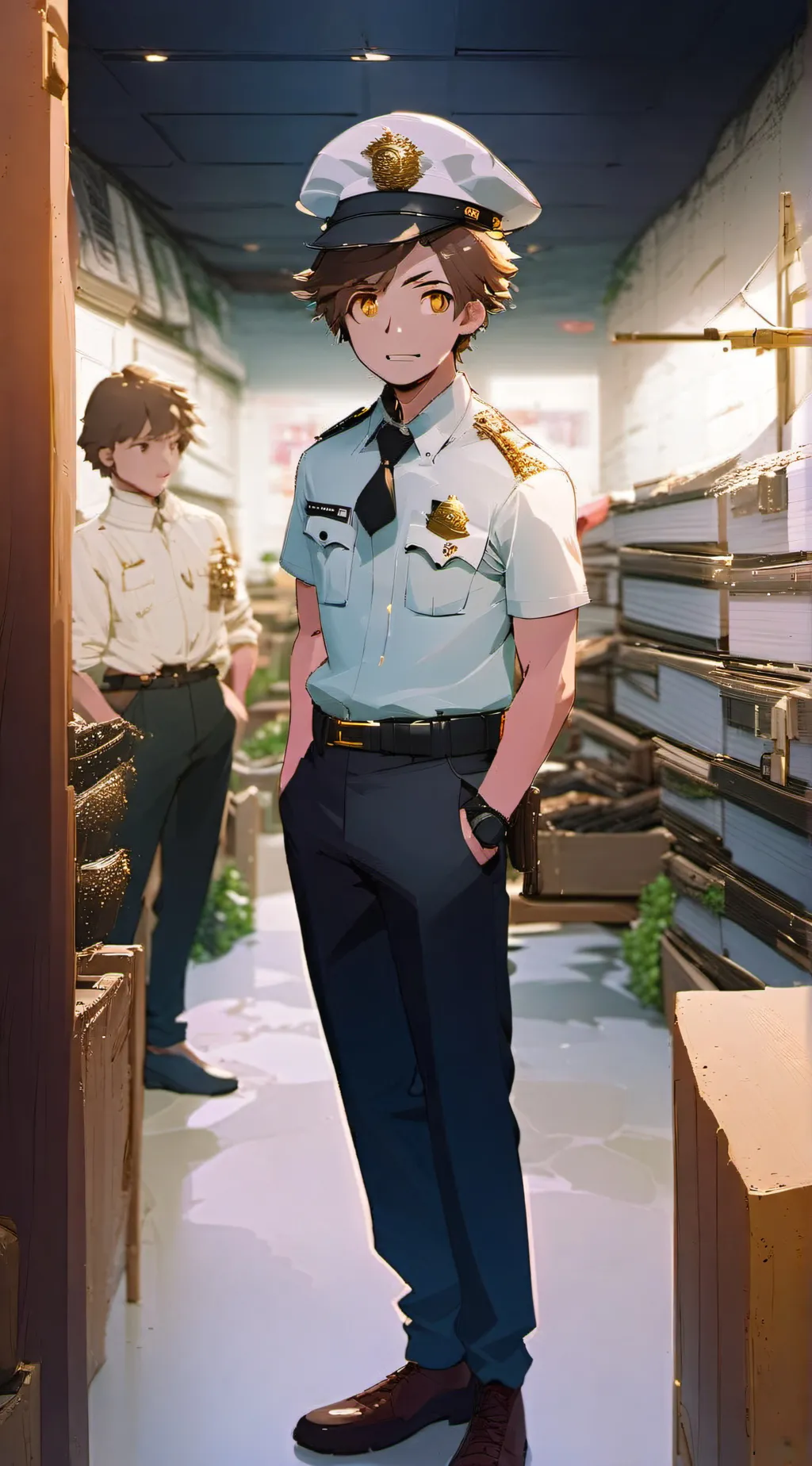 ai character: Logan  background