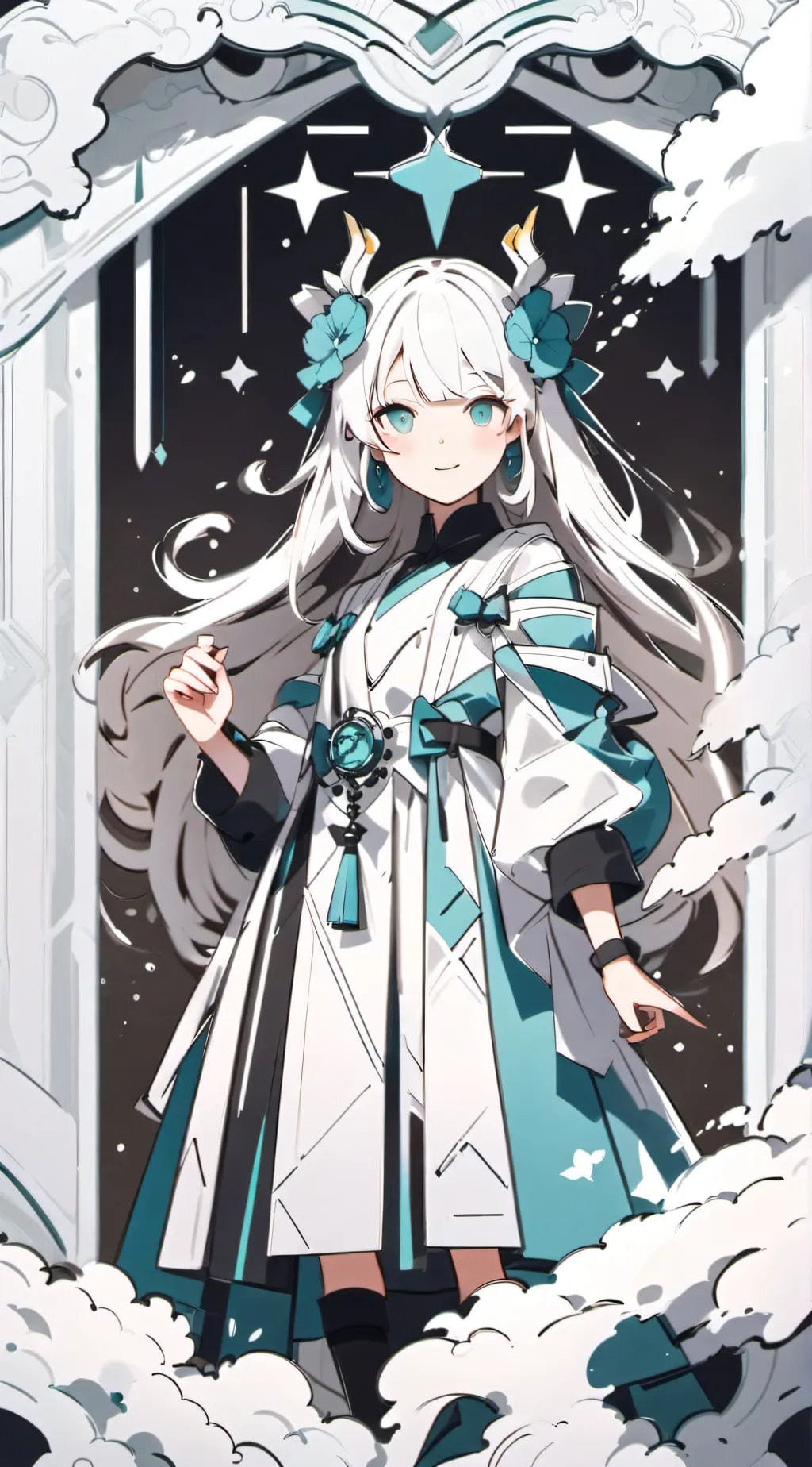 ai character: Star background