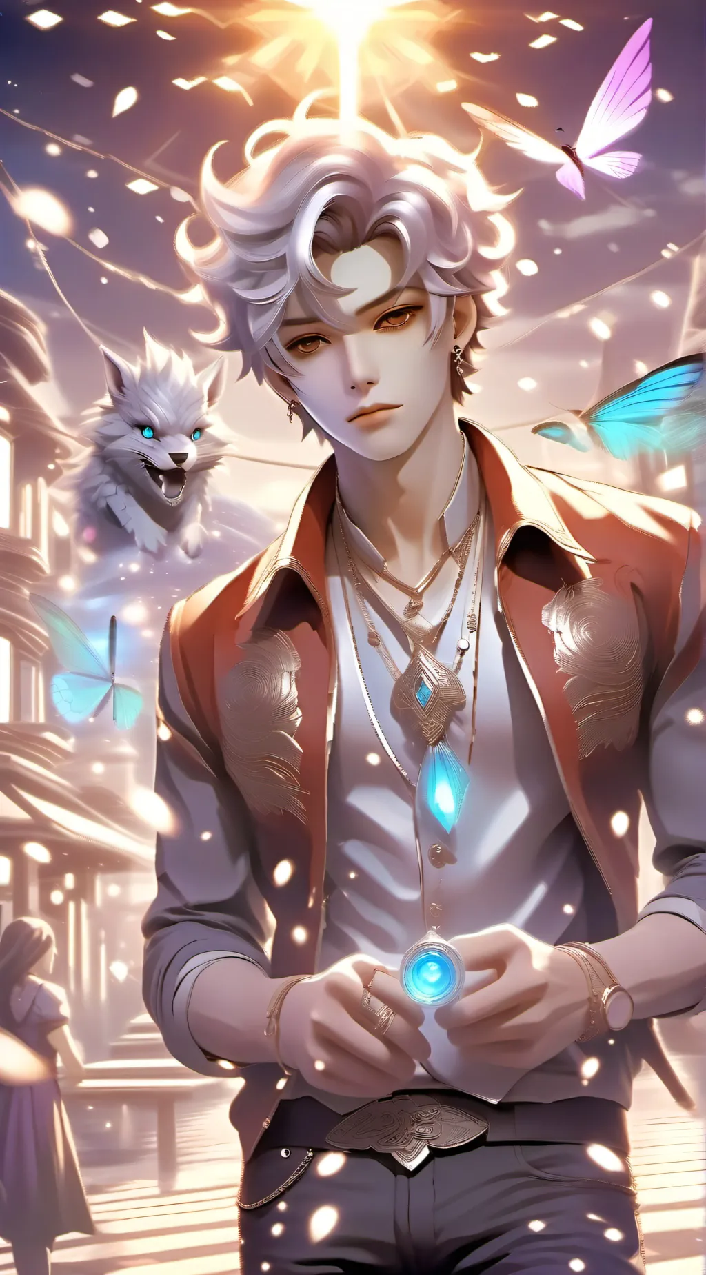 ai character: Luke background