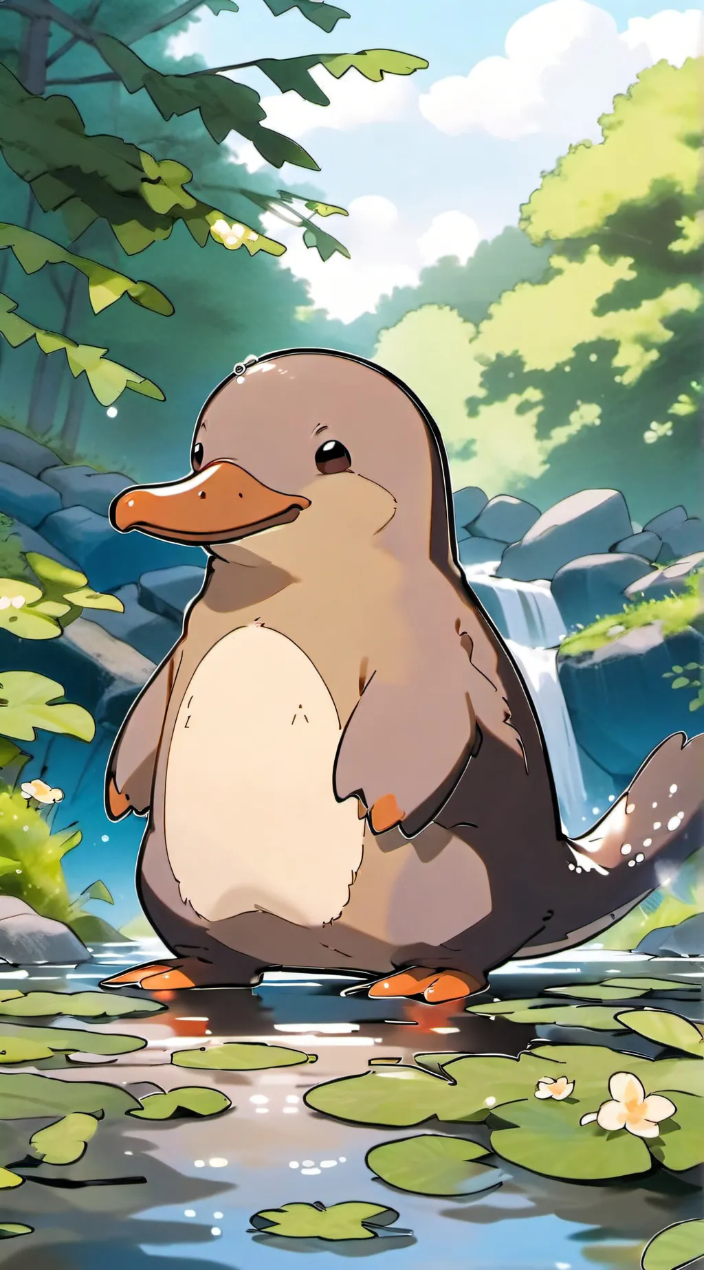 ai character: Platypus background